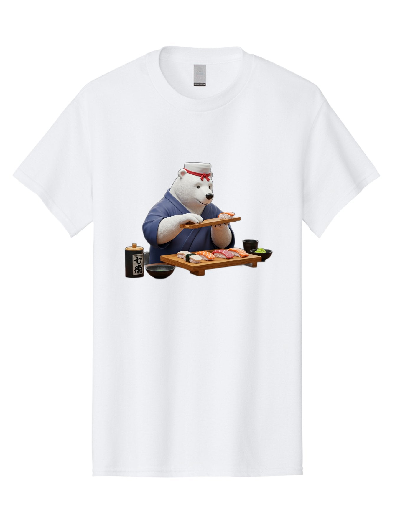 Polar-Bear-Sushi-Chef-1 Men'S Graphic Tee, 100% Cotton, Comfortable Casual Summer Wear, Machine Washable, Vintage Camera, Old Camera, Antique Camera, Black Camera, Classic Photography, Photography Equipment, Nostalgic Device, Film Camera, Baf420 9