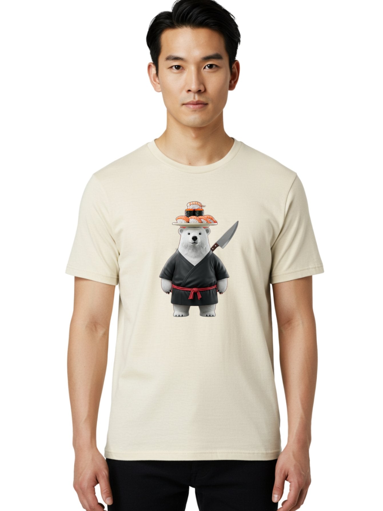 Polar-Bear-Sushi-Chef Men'S Graphic Tee, 100% Cotton, Comfortable Casual Summer Wear, Machine Washable, Vintage Camera, Old Camera, Antique Camera, Black Camera, Classic Photography, Photography Equipment, Nostalgic Device, Film Camera, Baf421 24