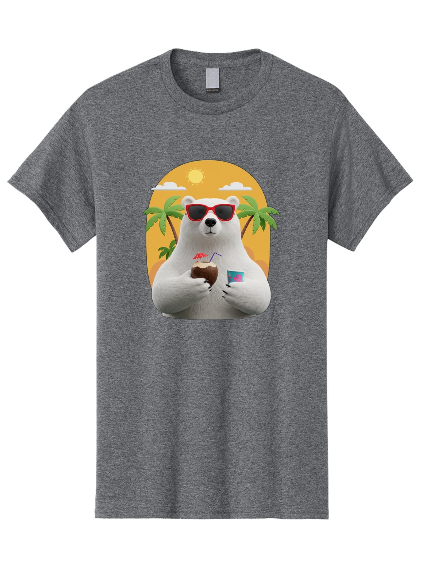 Polar-Bear-With-Coconut Men'S Graphic Tee, 100% Cotton, Comfortable Casual Summer Wear, Machine Washable, Vintage Camera, Old Camera, Antique Camera, Black Camera, Classic Photography, Photography Equipment, Nostalgic Device, Film Camera, Baf426 14