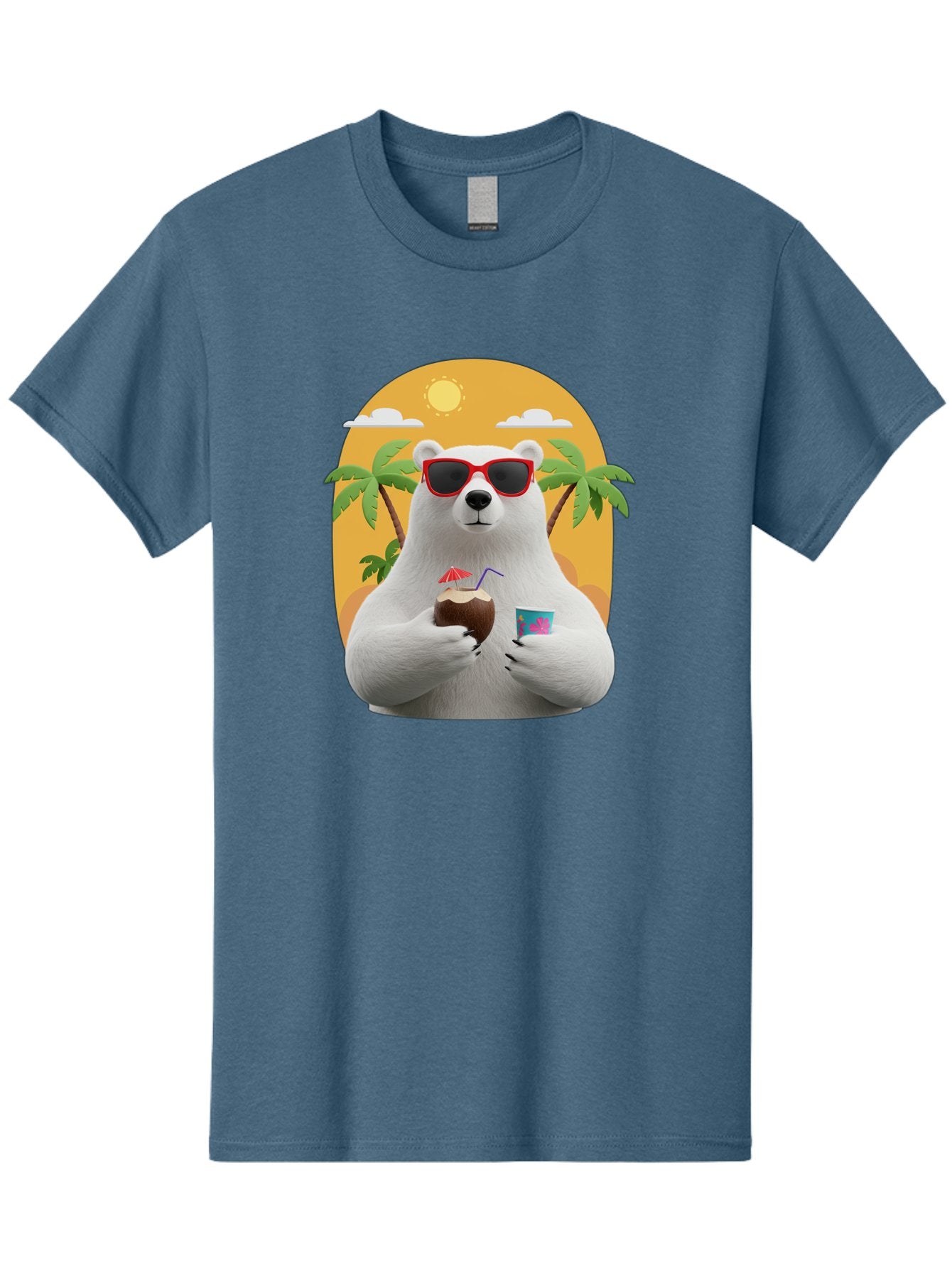 Polar-Bear-With-Coconut Men'S Graphic Tee, 100% Cotton, Comfortable Casual Summer Wear, Machine Washable, Vintage Camera, Old Camera, Antique Camera, Black Camera, Classic Photography, Photography Equipment, Nostalgic Device, Film Camera, Baf426 10