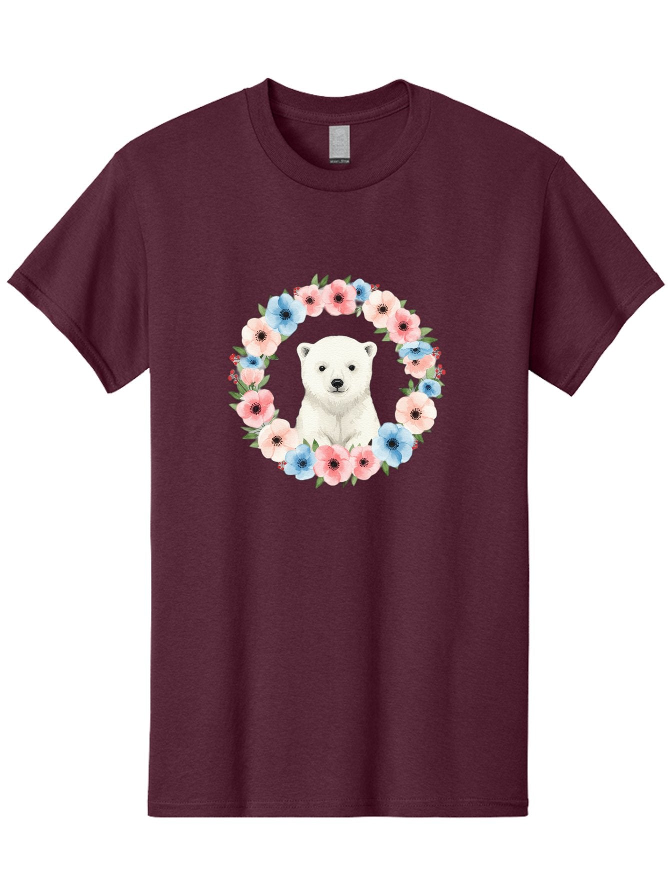Polar-Bear-With-Flowers Men'S Graphic Tee, 100% Cotton, Comfortable Casual Summer Wear, Machine Washable, Vintage Camera, Old Camera, Antique Camera, Black Camera, Classic Photography, Photography Equipment, Nostalgic Device, Film Camera, Baf428 12