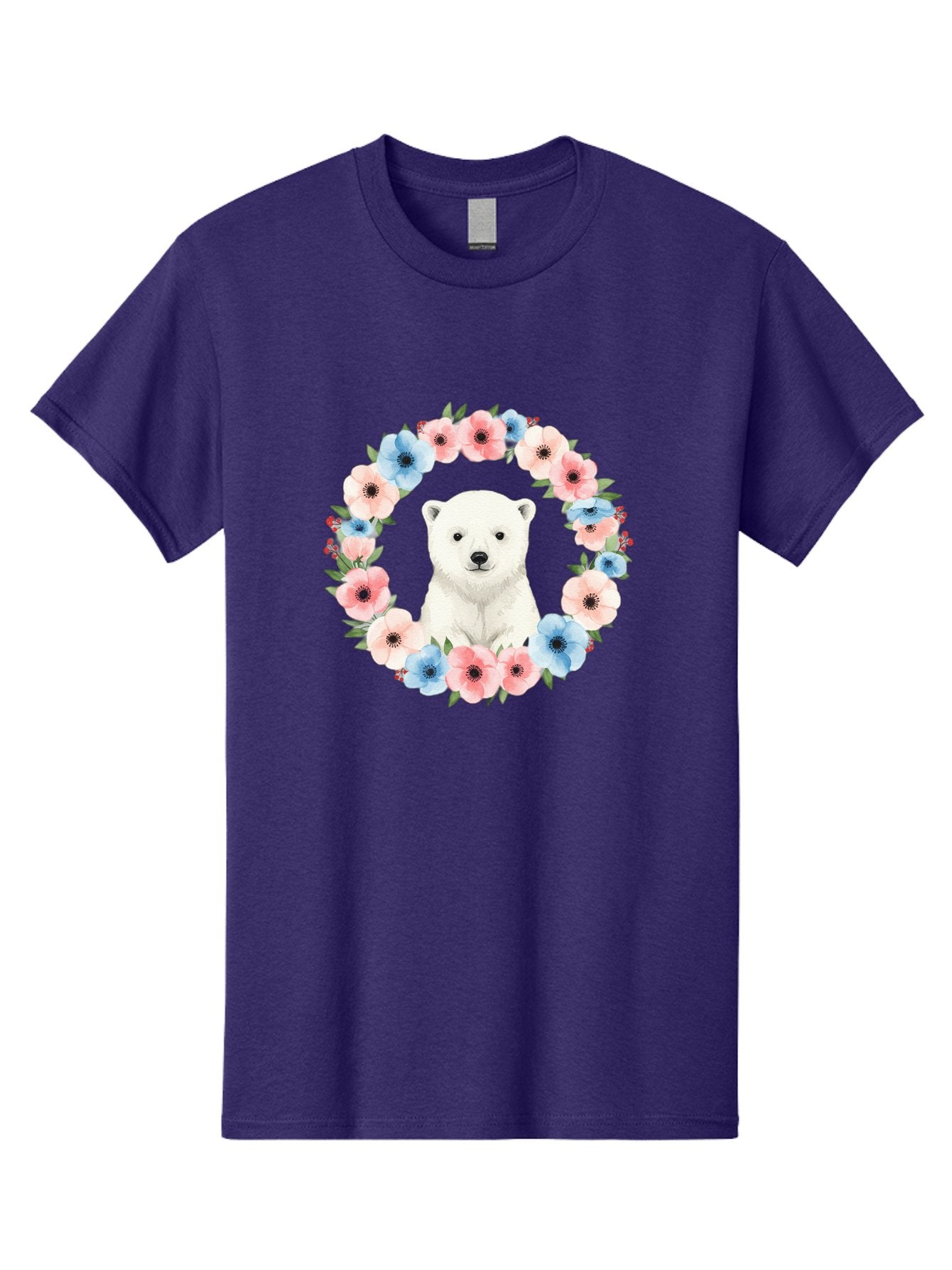 Polar-Bear-With-Flowers Men'S Graphic Tee, 100% Cotton, Comfortable Casual Summer Wear, Machine Washable, Vintage Camera, Old Camera, Antique Camera, Black Camera, Classic Photography, Photography Equipment, Nostalgic Device, Film Camera, Baf428 7