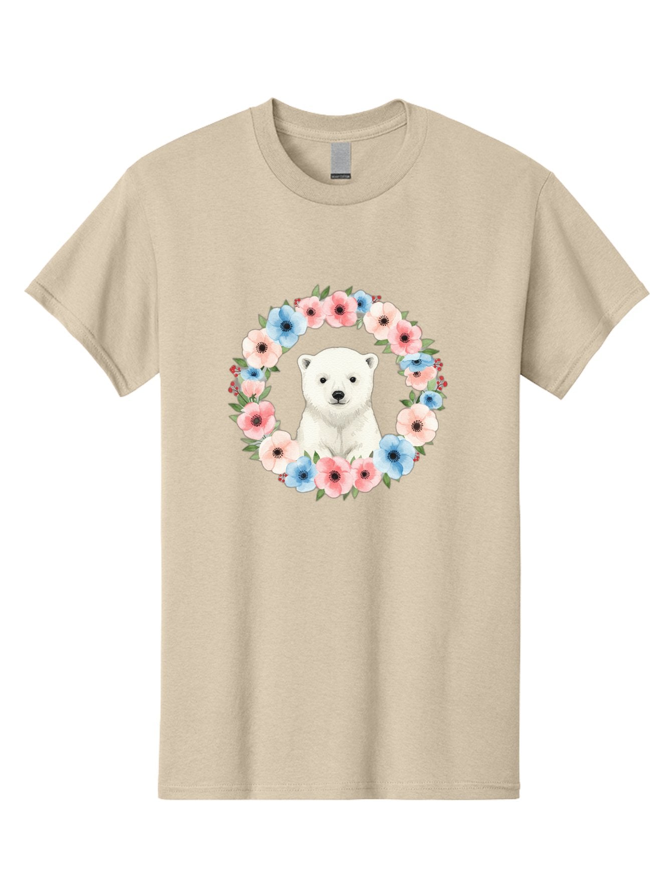 Polar-Bear-With-Flowers Men'S Graphic Tee, 100% Cotton, Comfortable Casual Summer Wear, Machine Washable, Vintage Camera, Old Camera, Antique Camera, Black Camera, Classic Photography, Photography Equipment, Nostalgic Device, Film Camera, Baf428 3