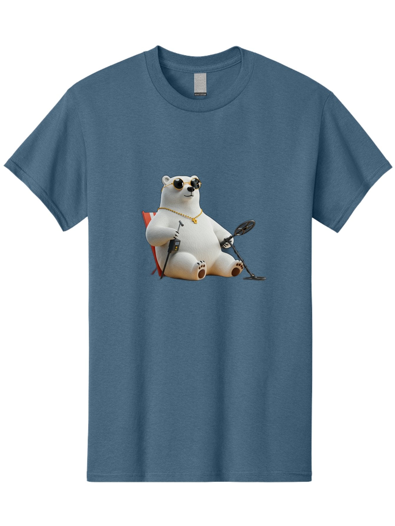 Polar-Bear-With-Sunglasses-And-Golf-Club Men'S Graphic Tee, 100% Cotton, Comfortable Casual Summer Wear, Machine Washable, Vintage Camera, Old Camera, Antique Camera, Black Camera, Classic Photography, Photography Equipment, Nostalgic Device, Baf430 5