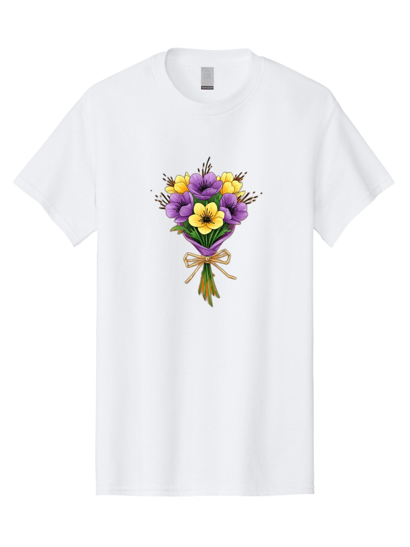 Purple-And-Yellow-Flowers Men'S Graphic Tee, 100% Cotton, Comfortable Casual Summer Wear, Machine Washable, Vintage Camera, Old Camera, Antique Camera, Black Camera, Classic Photography, Photography Equipment, Nostalgic Device, Film Camera, Baf444 14