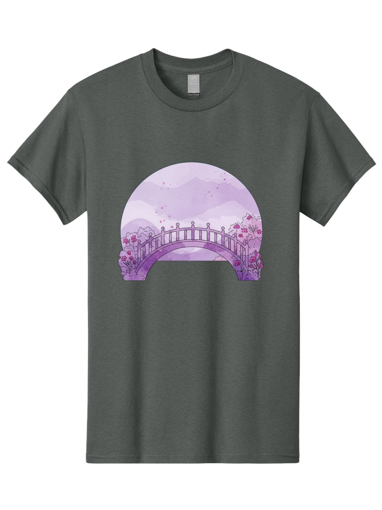 Purple-Bridge-1 Men'S Graphic Tee, 100% Cotton, Comfortable Casual Summer Wear, Machine Washable, Vintage Camera, Old Camera, Antique Camera, Black Camera, Classic Photography, Photography Equipment, Nostalgic Device, Film Camera, Camera Art Baf445 9
