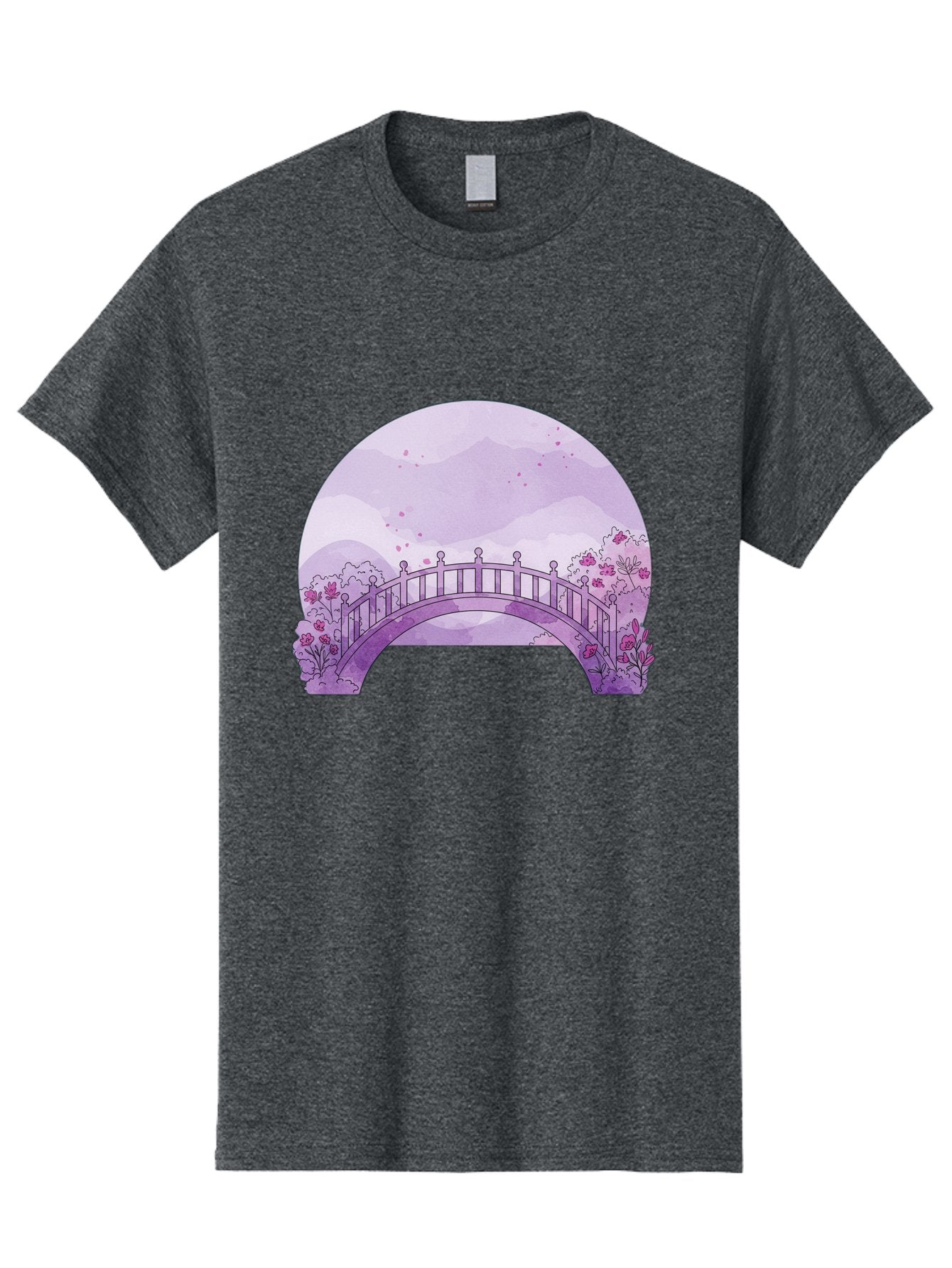 Purple-Bridge-1 Men'S Graphic Tee, 100% Cotton, Comfortable Casual Summer Wear, Machine Washable, Vintage Camera, Old Camera, Antique Camera, Black Camera, Classic Photography, Photography Equipment, Nostalgic Device, Film Camera, Camera Art Baf445 10