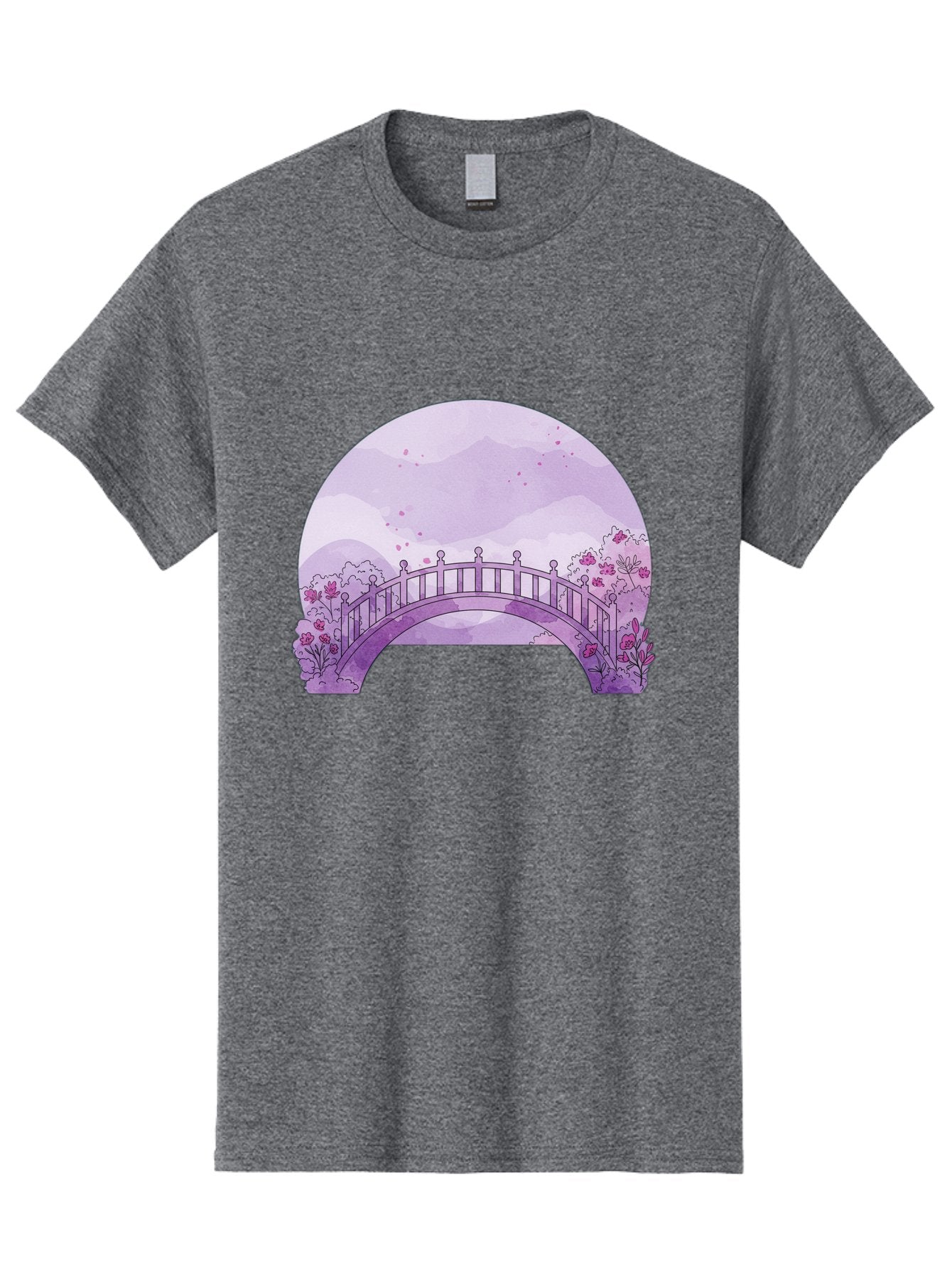 Purple-Bridge-1 Men'S Graphic Tee, 100% Cotton, Comfortable Casual Summer Wear, Machine Washable, Vintage Camera, Old Camera, Antique Camera, Black Camera, Classic Photography, Photography Equipment, Nostalgic Device, Film Camera, Camera Art Baf445 6