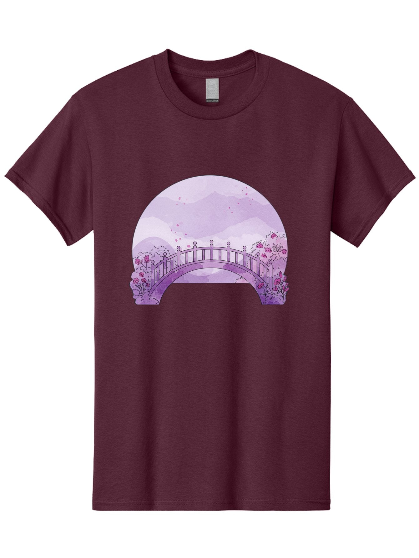 Purple-Bridge-1 Men'S Graphic Tee, 100% Cotton, Comfortable Casual Summer Wear, Machine Washable, Vintage Camera, Old Camera, Antique Camera, Black Camera, Classic Photography, Photography Equipment, Nostalgic Device, Film Camera, Camera Art Baf445 12