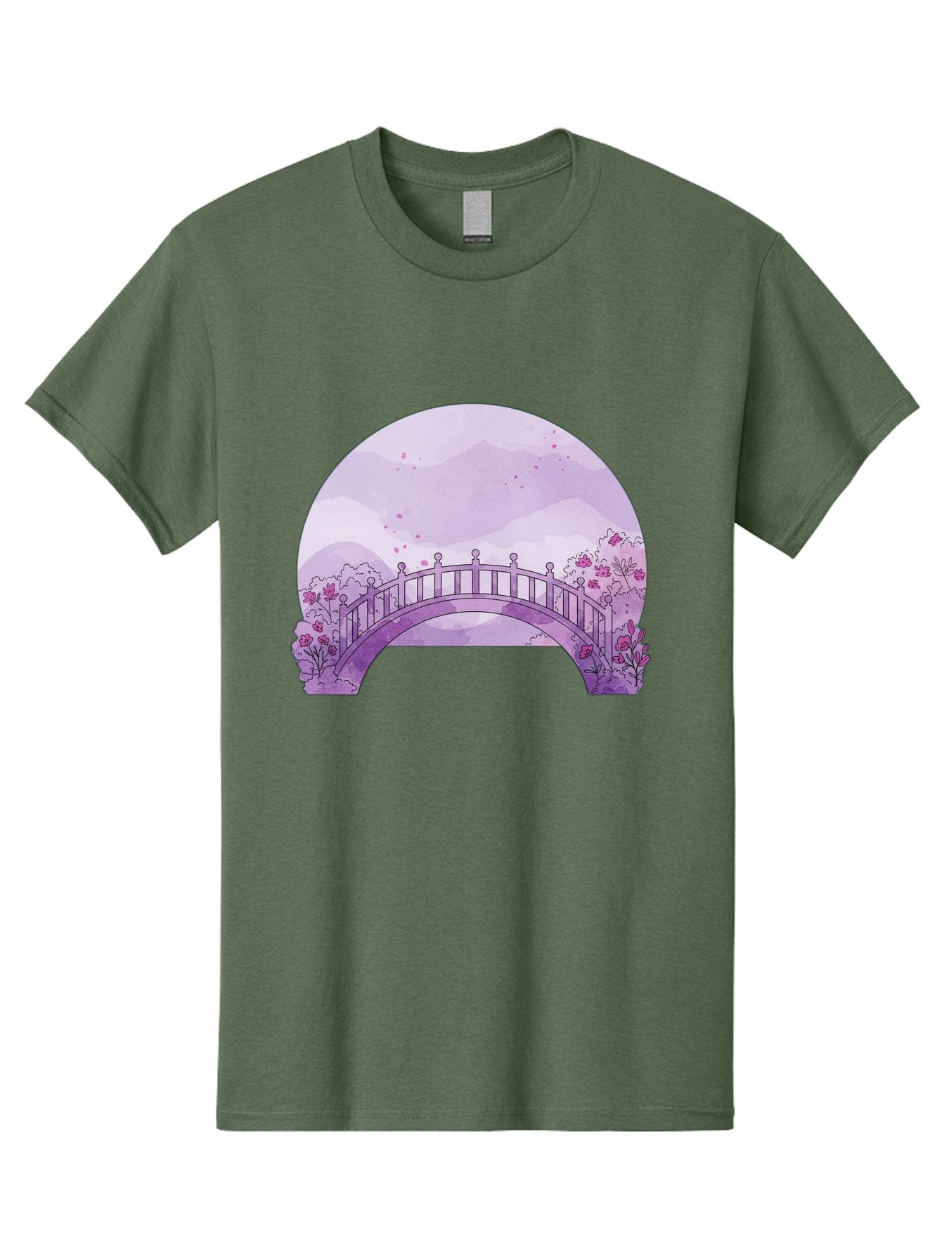 Purple-Bridge-1 Men'S Graphic Tee, 100% Cotton, Comfortable Casual Summer Wear, Machine Washable, Vintage Camera, Old Camera, Antique Camera, Black Camera, Classic Photography, Photography Equipment, Nostalgic Device, Film Camera, Camera Art Baf445 5