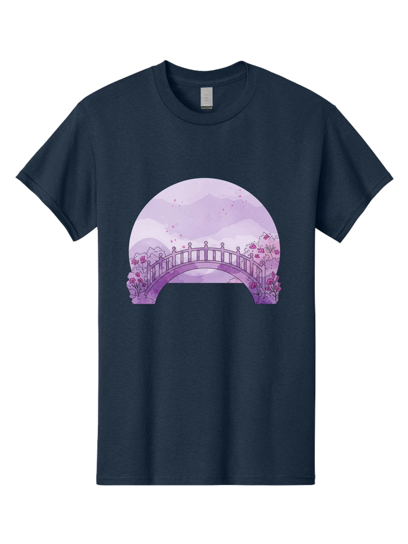 Purple-Bridge-1 Men'S Graphic Tee, 100% Cotton, Comfortable Casual Summer Wear, Machine Washable, Vintage Camera, Old Camera, Antique Camera, Black Camera, Classic Photography, Photography Equipment, Nostalgic Device, Film Camera, Camera Art Baf445 11