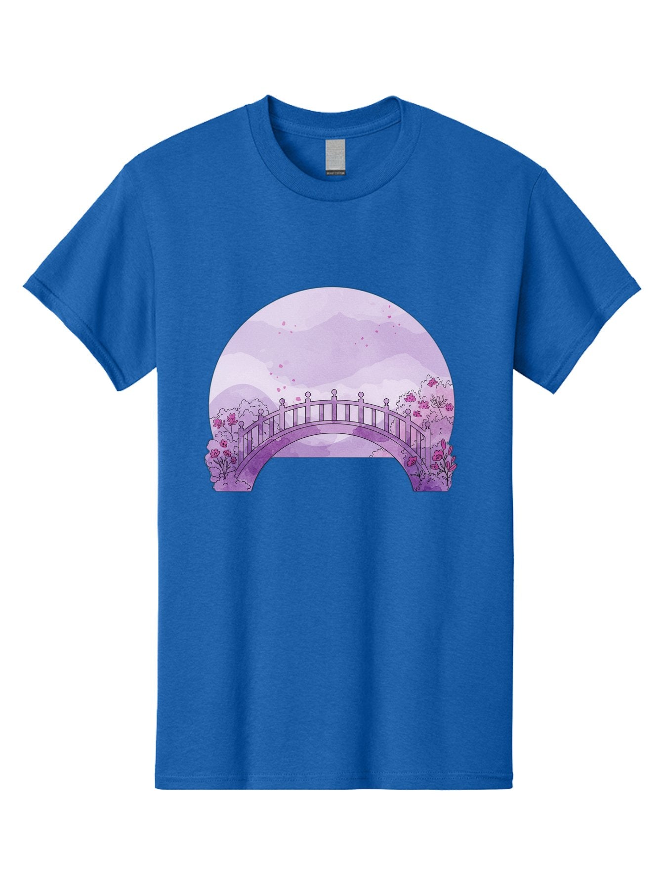 Purple-Bridge-1 Men'S Graphic Tee, 100% Cotton, Comfortable Casual Summer Wear, Machine Washable, Vintage Camera, Old Camera, Antique Camera, Black Camera, Classic Photography, Photography Equipment, Nostalgic Device, Film Camera, Camera Art Baf445 13