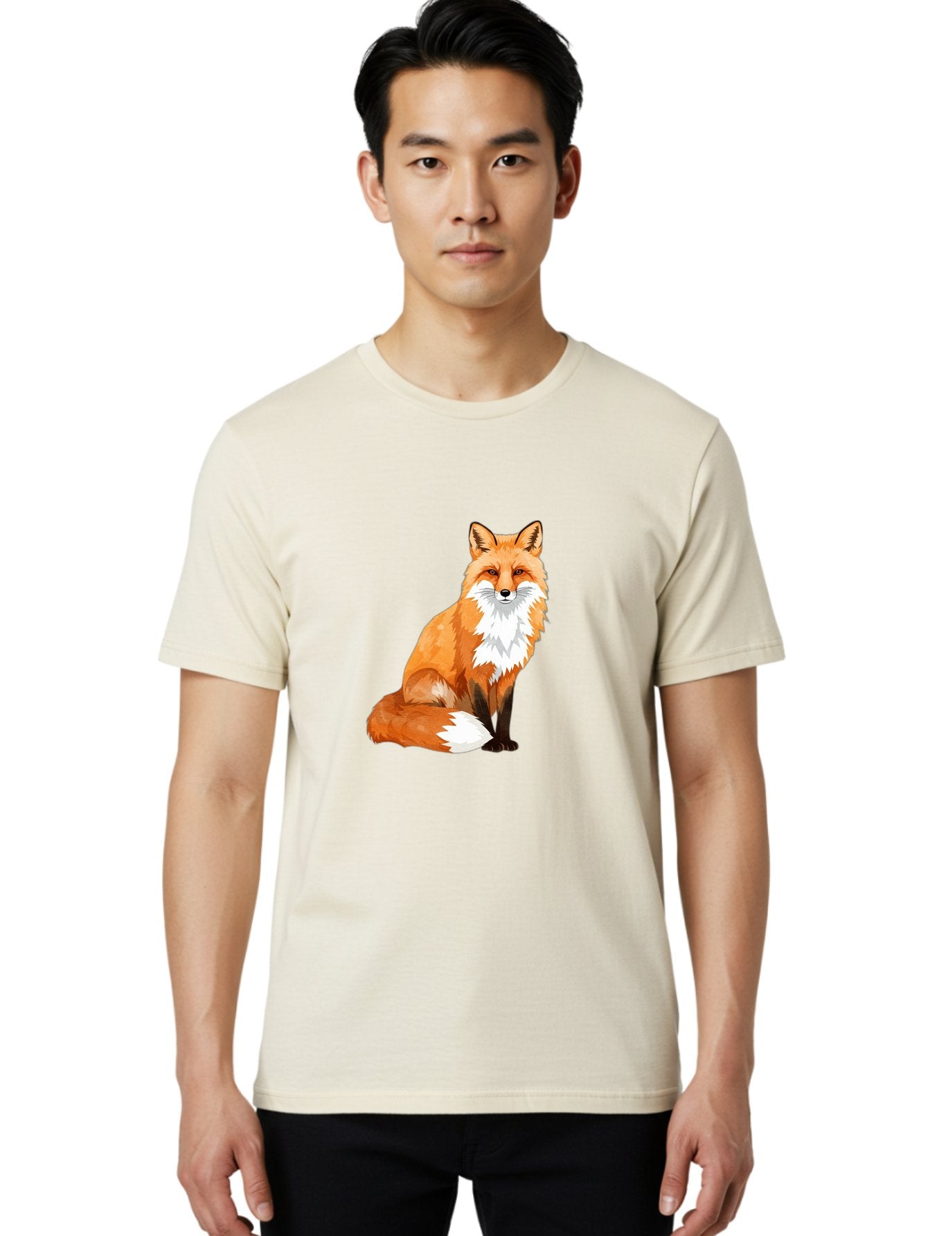 Red-Fox-1 Men'S Graphic Tee, 100% Cotton, Comfortable Casual Summer Wear, Machine Washable, Vintage Camera, Old Camera, Antique Camera, Black Camera, Classic Photography, Photography Equipment, Nostalgic Device, Film Camera, Camera Art Baf451 25