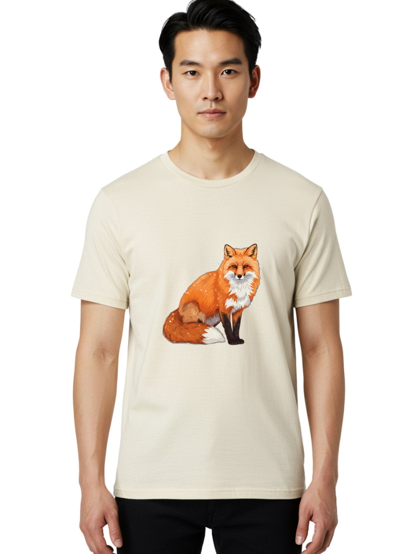 Red-Fox-3 Men'S Graphic Tee, 100% Cotton, Comfortable Casual Summer Wear, Machine Washable, Vintage Camera, Old Camera, Antique Camera, Black Camera, Classic Photography, Photography Equipment, Nostalgic Device, Film Camera, Camera Art Baf453 21