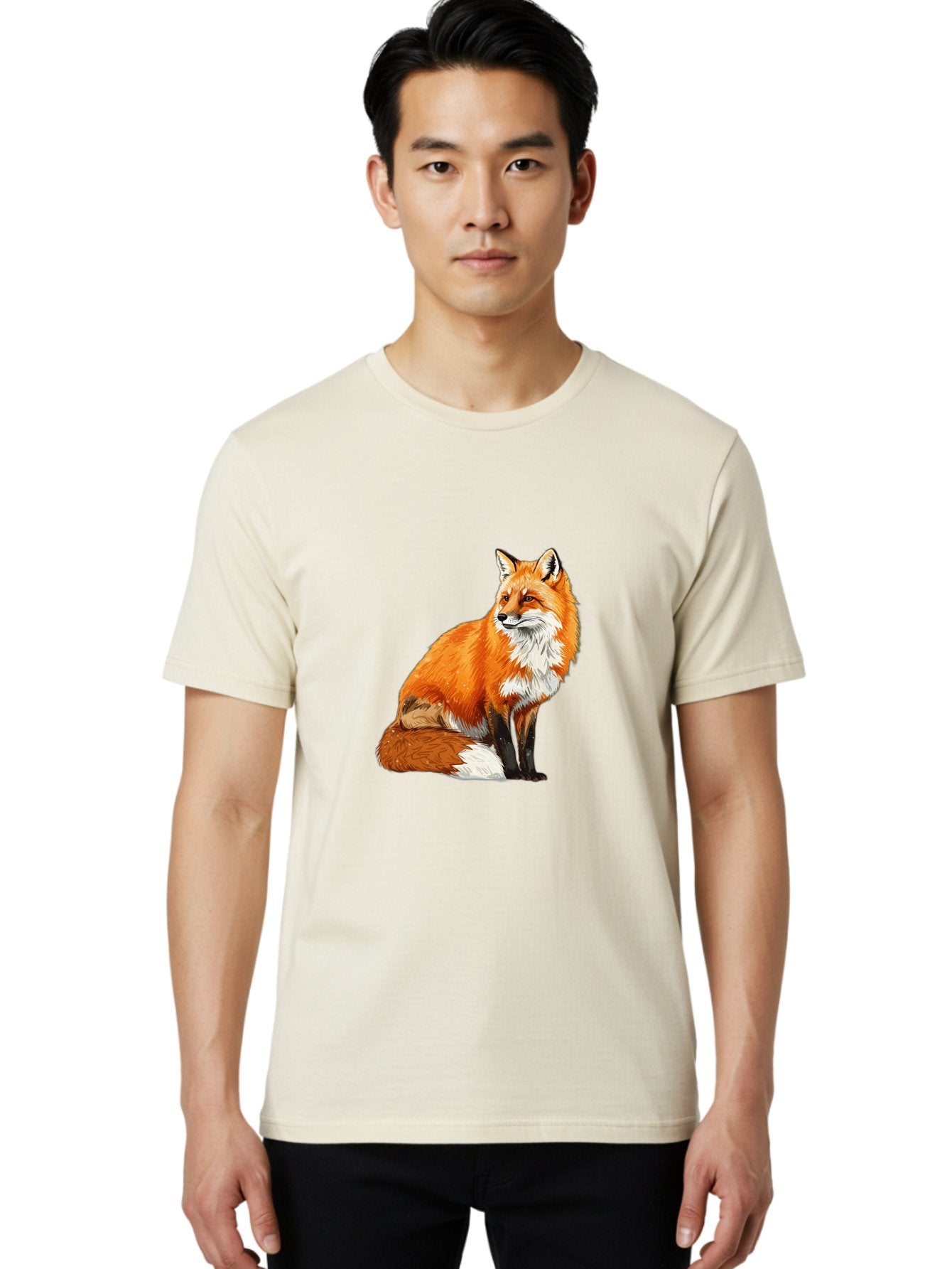 Red-Fox-4 Men'S Graphic Tee, 100% Cotton, Comfortable Casual Summer Wear, Machine Washable, Vintage Camera, Old Camera, Antique Camera, Black Camera, Classic Photography, Photography Equipment, Nostalgic Device, Film Camera, Camera Art Baf454 26