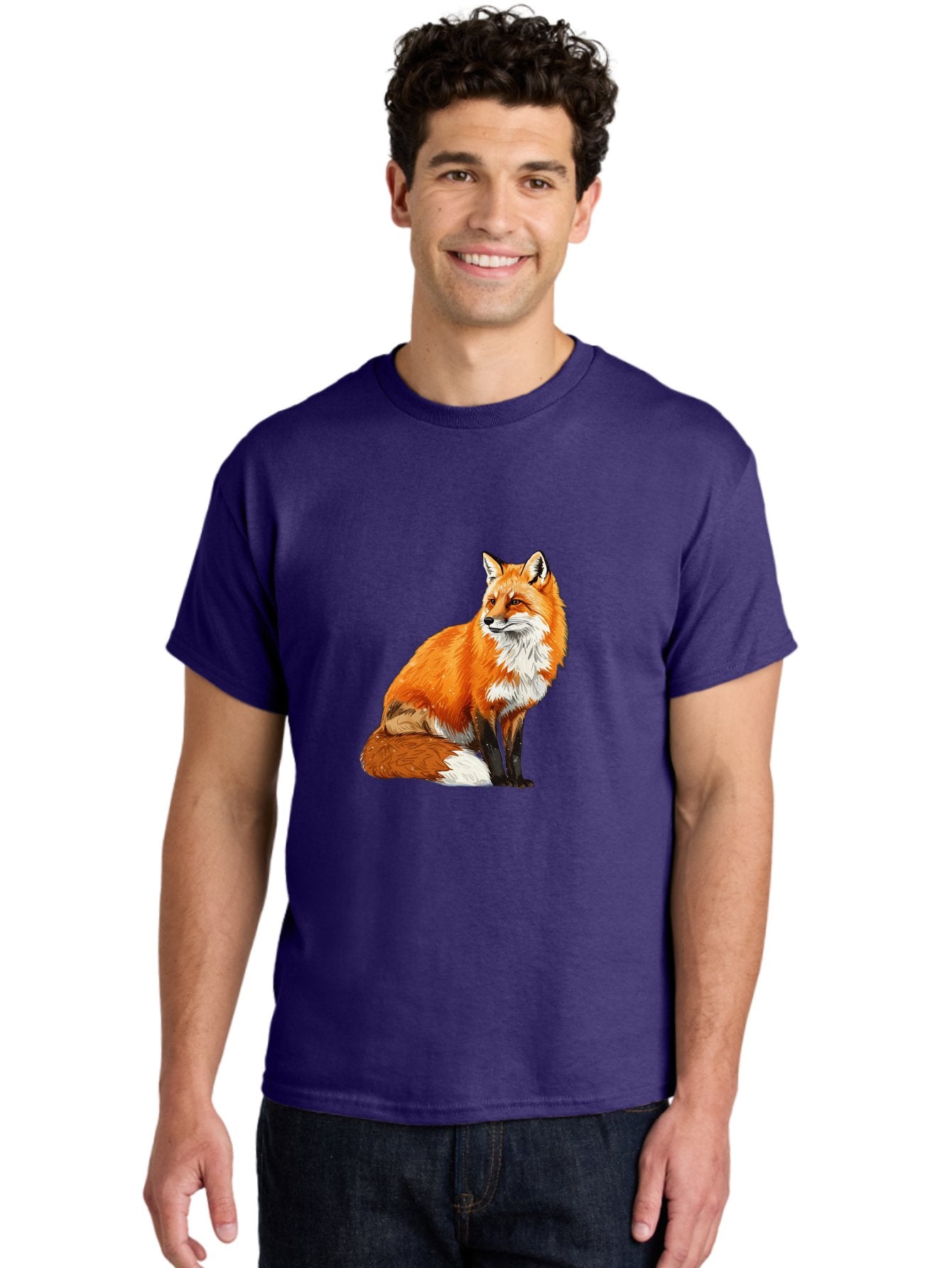 Red-Fox-4 Men'S Graphic Tee, 100% Cotton, Comfortable Casual Summer Wear, Machine Washable, Vintage Camera, Old Camera, Antique Camera, Black Camera, Classic Photography, Photography Equipment, Nostalgic Device, Film Camera, Camera Art Baf454 17