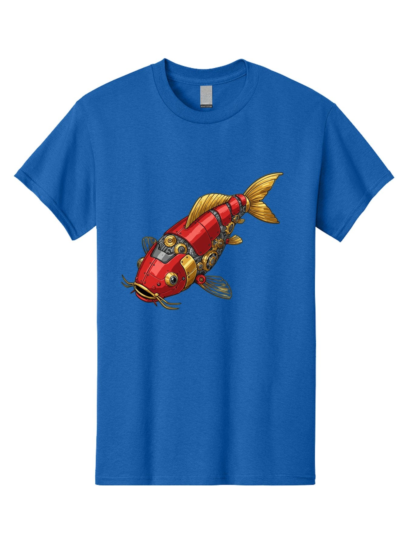 Red-Mechanical-Fish Men'S Graphic Tee, 100% Cotton, Comfortable Casual Summer Wear, Machine Washable, Vintage Camera, Old Camera, Antique Camera, Black Camera, Classic Photography, Photography Equipment, Nostalgic Device, Film Camera, Baf458 3