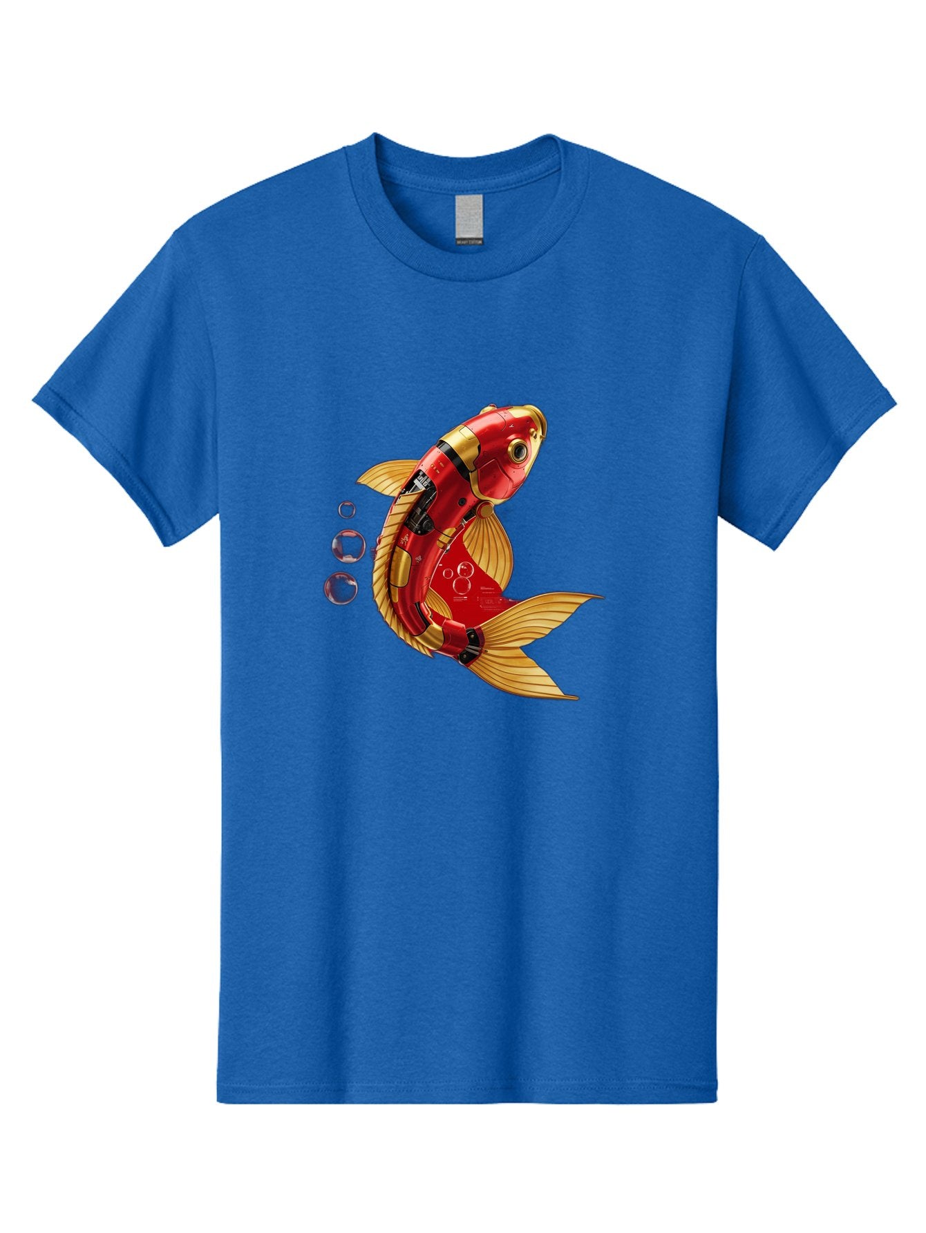 Red-Mechanical-Goldfish Men'S Graphic Tee, 100% Cotton, Comfortable Casual Summer Wear, Machine Washable, Vintage Camera, Old Camera, Antique Camera, Black Camera, Classic Photography, Photography Equipment, Nostalgic Device, Film Camera, Baf459 11