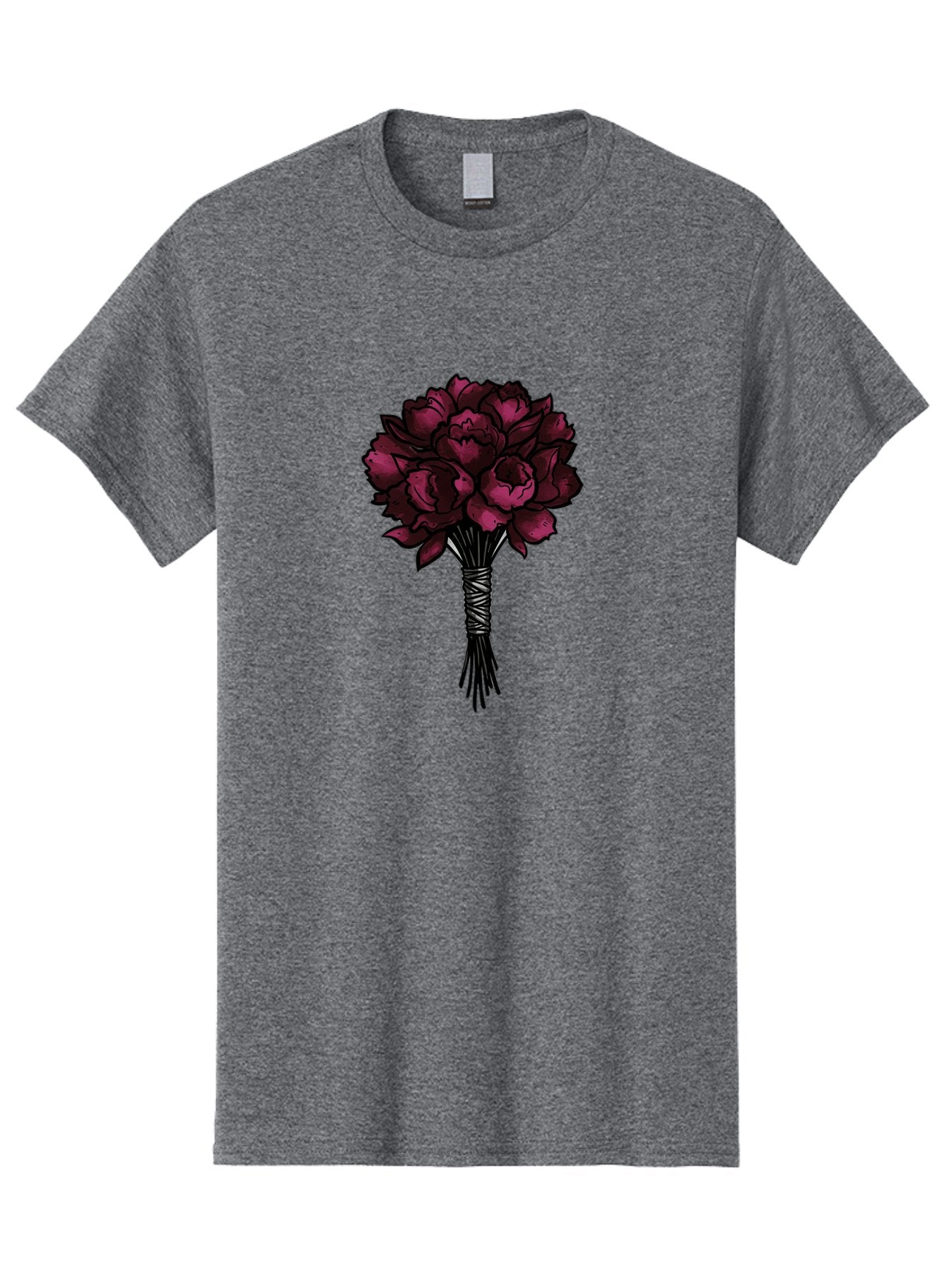 Red-Roses-Bouquet Men'S Graphic Tee, 100% Cotton, Comfortable Casual Summer Wear, Machine Washable, Vintage Camera, Old Camera, Antique Camera, Black Camera, Classic Photography, Photography Equipment, Nostalgic Device, Film Camera, Camera Art Baf460 5