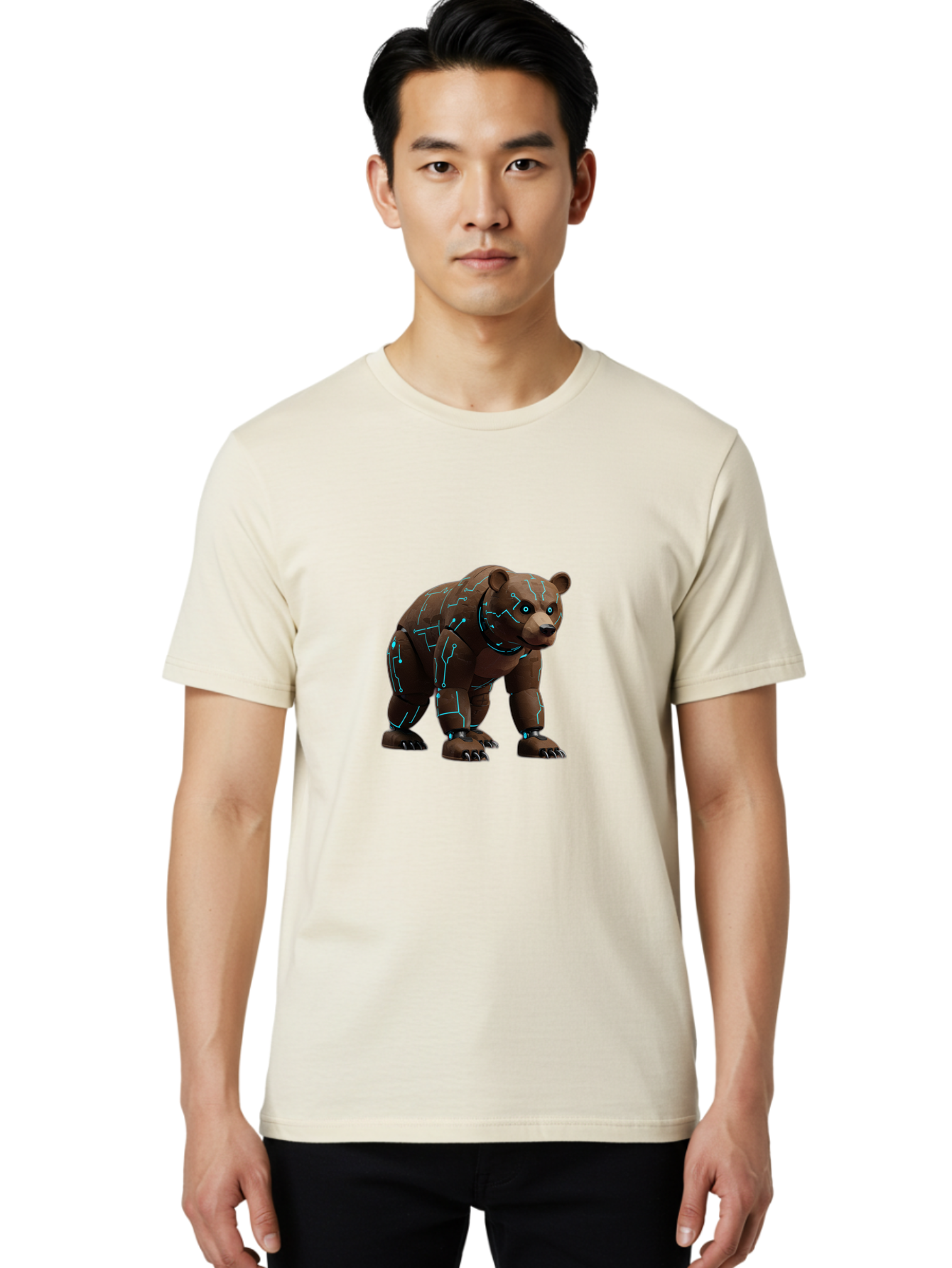 Robo-Bear Men'S Graphic Tee, 100% Cotton, Comfortable Casual Summer Wear, Machine Washable, Vintage Camera, Old Camera, Antique Camera, Black Camera, Classic Photography, Photography Equipment, Nostalgic Device, Film Camera, Camera Art Baf463 30