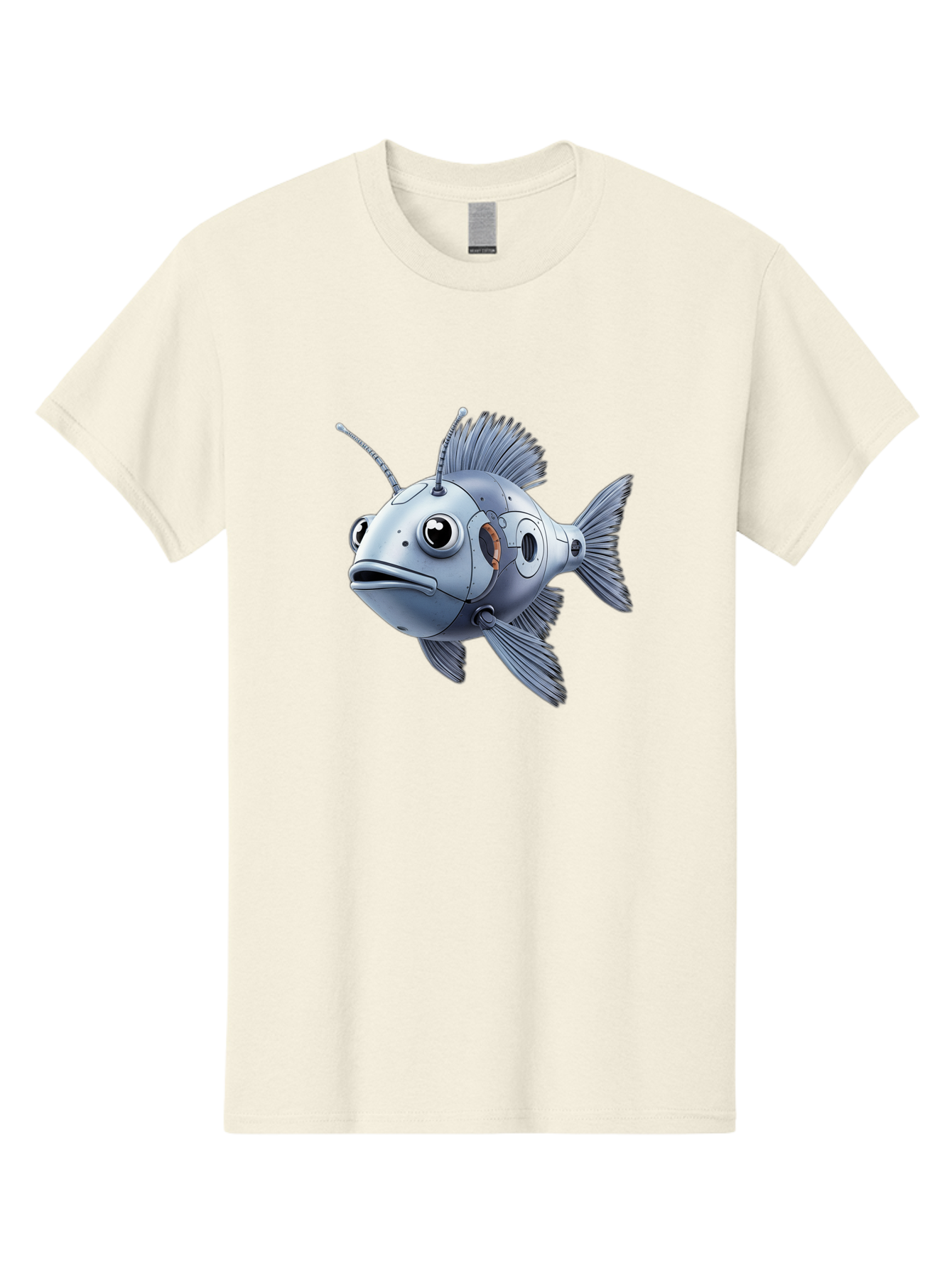 Robo-Fish-1 Men'S Graphic Tee, 100% Cotton, Comfortable Casual Summer Wear, Machine Washable, Vintage Camera, Old Camera, Antique Camera, Black Camera, Classic Photography, Photography Equipment, Nostalgic Device, Film Camera, Camera Art Baf464 12