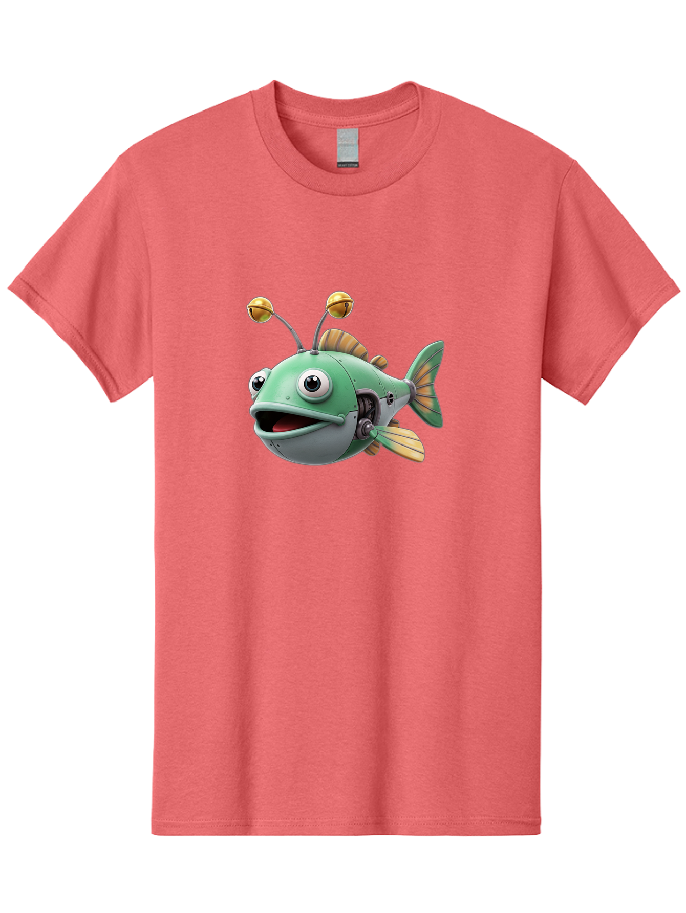 Robo-Fish-2 Men'S Graphic Tee, 100% Cotton, Comfortable Casual Summer Wear, Machine Washable, Vintage Camera, Old Camera, Antique Camera, Black Camera, Classic Photography, Photography Equipment, Nostalgic Device, Film Camera, Camera Art Baf465 9