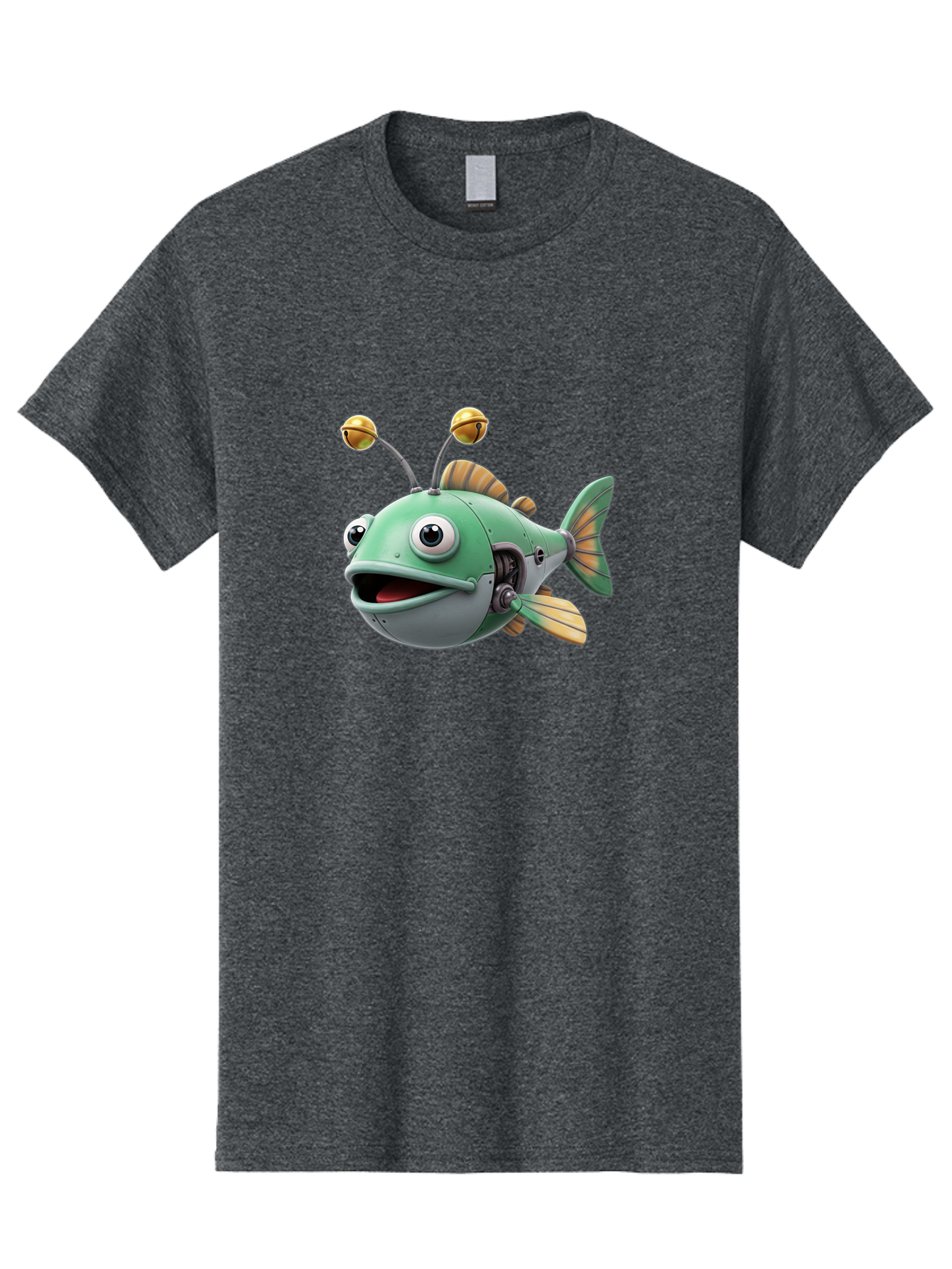 Robo-Fish-2 Men'S Graphic Tee, 100% Cotton, Comfortable Casual Summer Wear, Machine Washable, Vintage Camera, Old Camera, Antique Camera, Black Camera, Classic Photography, Photography Equipment, Nostalgic Device, Film Camera, Camera Art Baf465 15