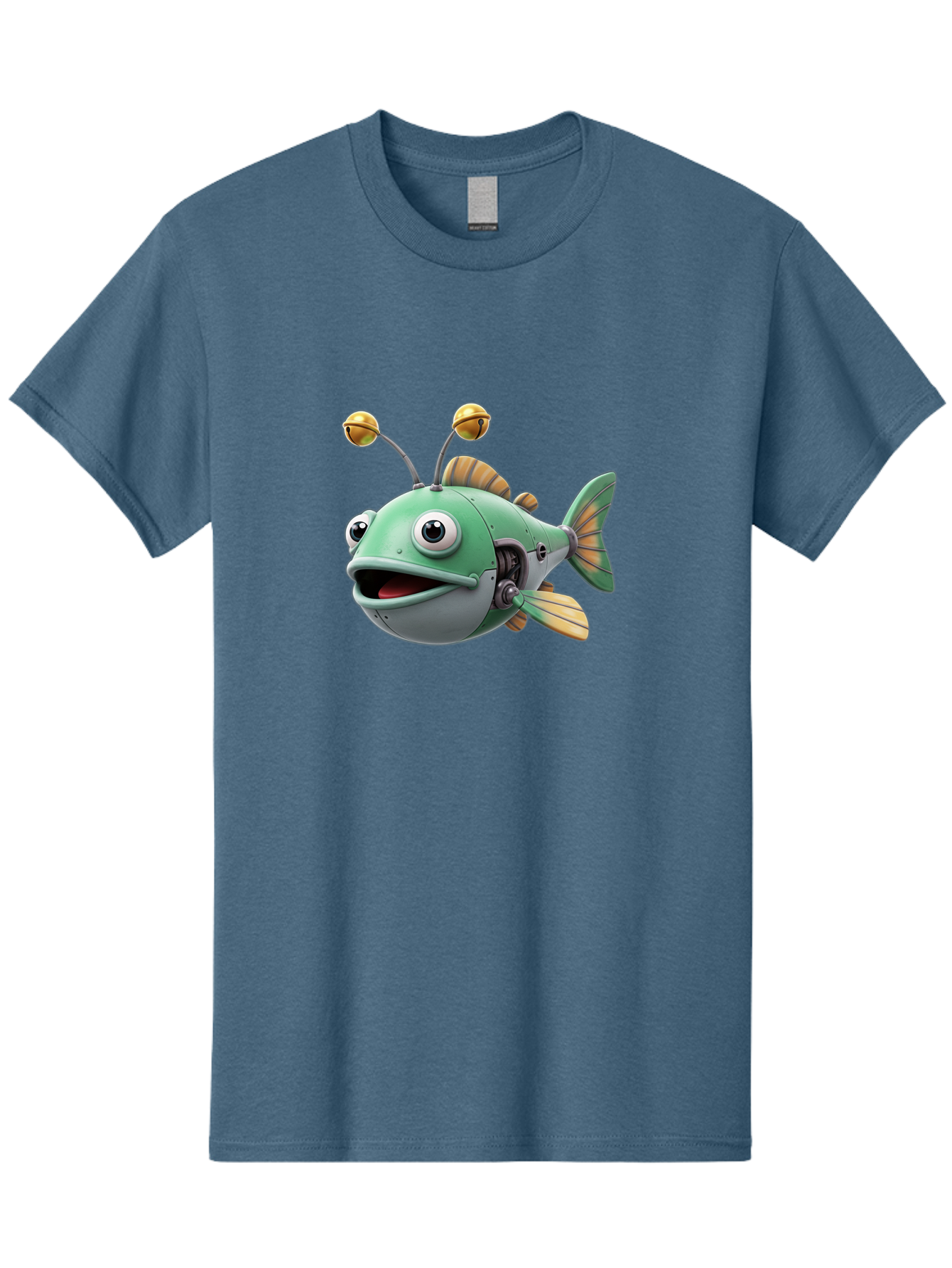Robo-Fish-2 Men'S Graphic Tee, 100% Cotton, Comfortable Casual Summer Wear, Machine Washable, Vintage Camera, Old Camera, Antique Camera, Black Camera, Classic Photography, Photography Equipment, Nostalgic Device, Film Camera, Camera Art Baf465 12