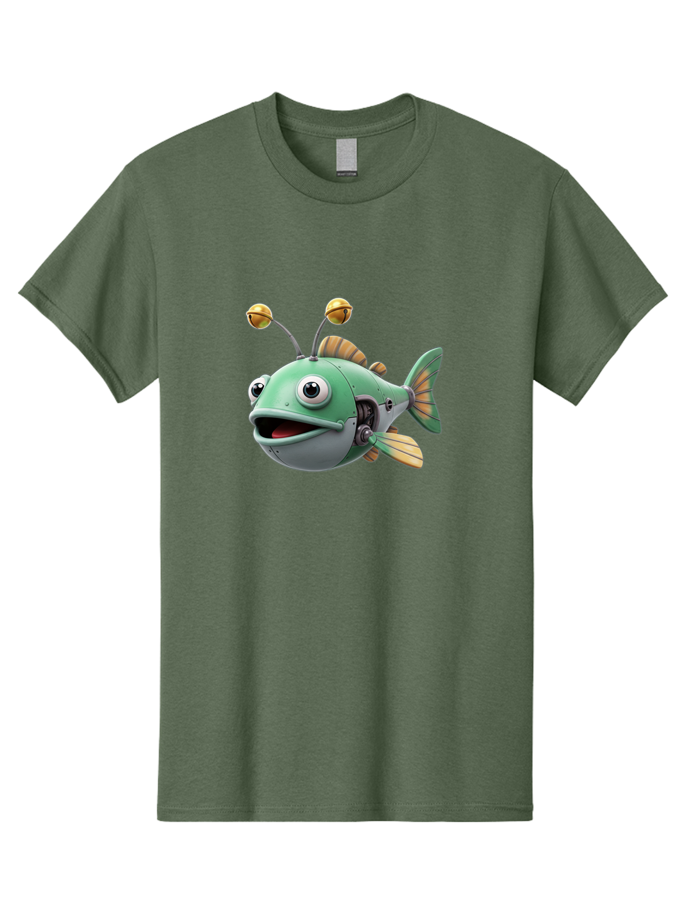 Robo-Fish-2 Men'S Graphic Tee, 100% Cotton, Comfortable Casual Summer Wear, Machine Washable, Vintage Camera, Old Camera, Antique Camera, Black Camera, Classic Photography, Photography Equipment, Nostalgic Device, Film Camera, Camera Art Baf465 6