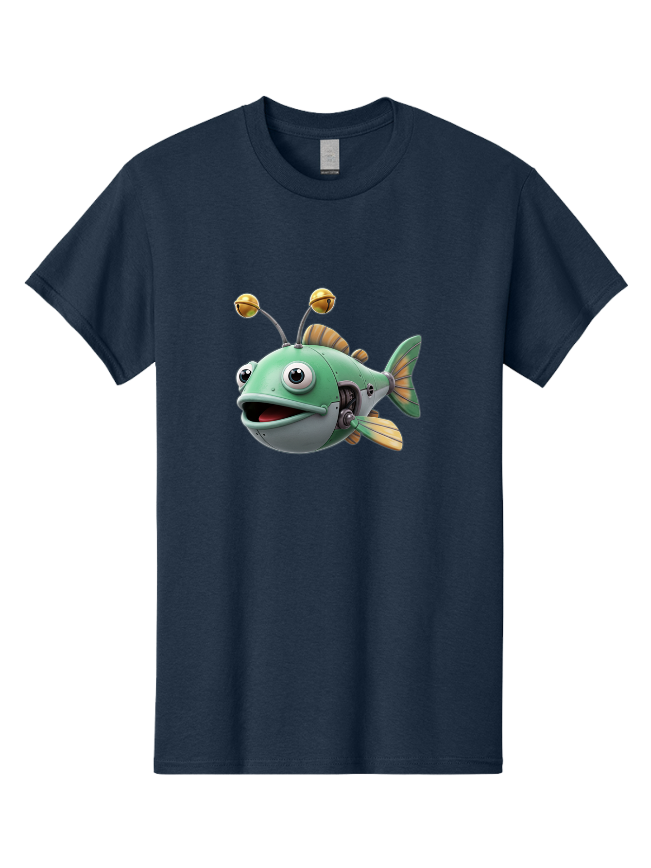 Robo-Fish-2 Men'S Graphic Tee, 100% Cotton, Comfortable Casual Summer Wear, Machine Washable, Vintage Camera, Old Camera, Antique Camera, Black Camera, Classic Photography, Photography Equipment, Nostalgic Device, Film Camera, Camera Art Baf465 4