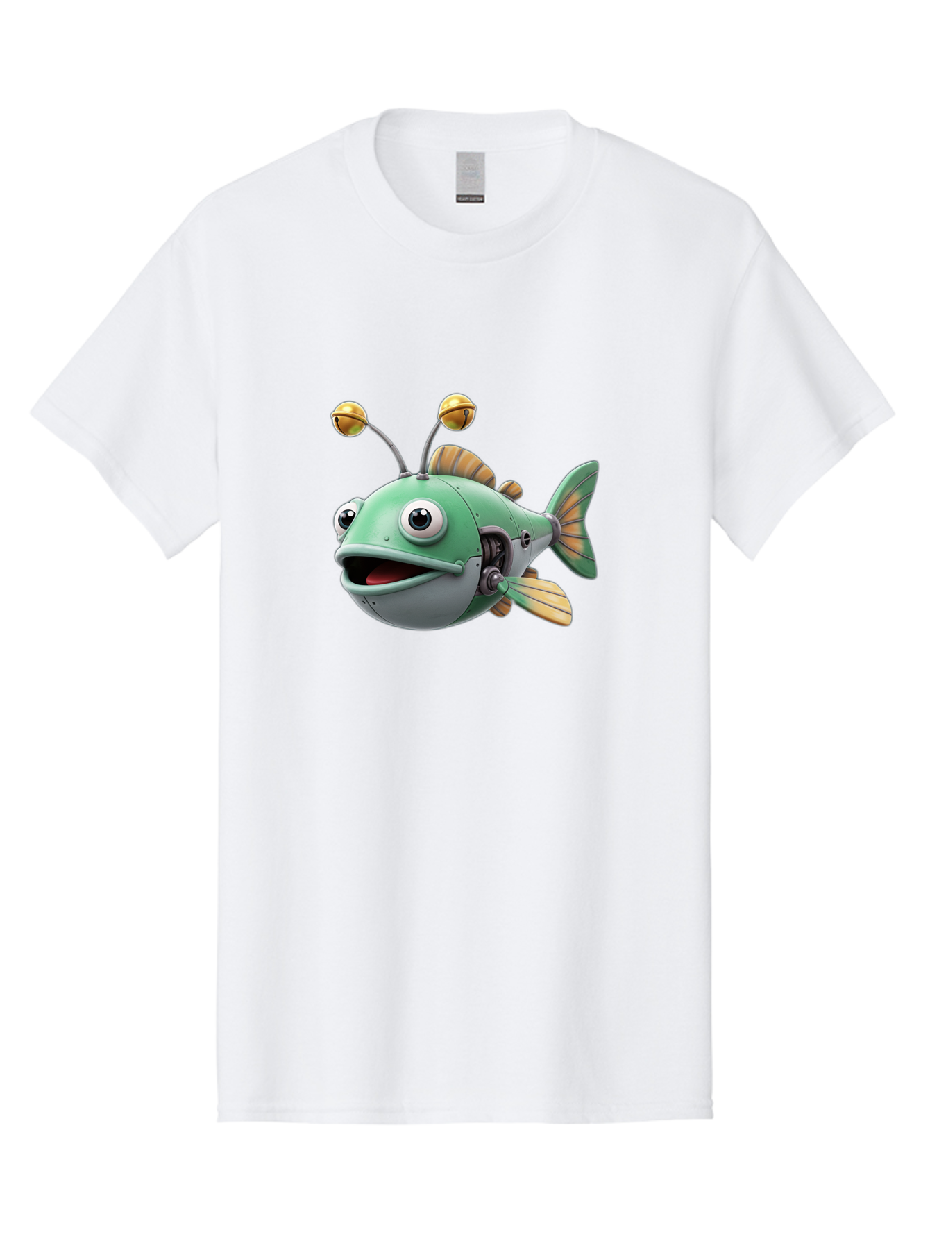 Robo-Fish-2 Men'S Graphic Tee, 100% Cotton, Comfortable Casual Summer Wear, Machine Washable, Vintage Camera, Old Camera, Antique Camera, Black Camera, Classic Photography, Photography Equipment, Nostalgic Device, Film Camera, Camera Art Baf465 13