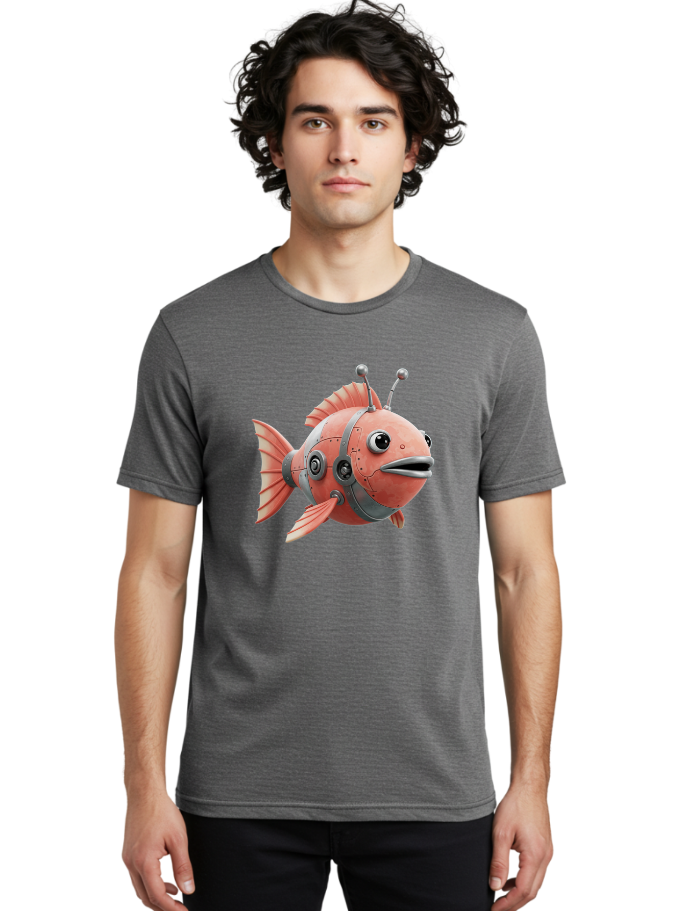 Robo-Fish Men'S Graphic Tee, 100% Cotton, Comfortable Casual Summer Wear, Machine Washable, Vintage Camera, Old Camera, Antique Camera, Black Camera, Classic Photography, Photography Equipment, Nostalgic Device, Film Camera, Camera Art Baf466 19