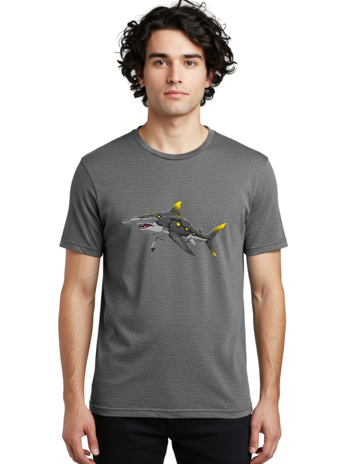 Robo-Shark Men'S Graphic Tee, 100% Cotton, Comfortable Casual Summer Wear, Machine Washable, Vintage Camera, Old Camera, Antique Camera, Black Camera, Classic Photography, Photography Equipment, Nostalgic Device, Film Camera, Camera Art Baf467 19