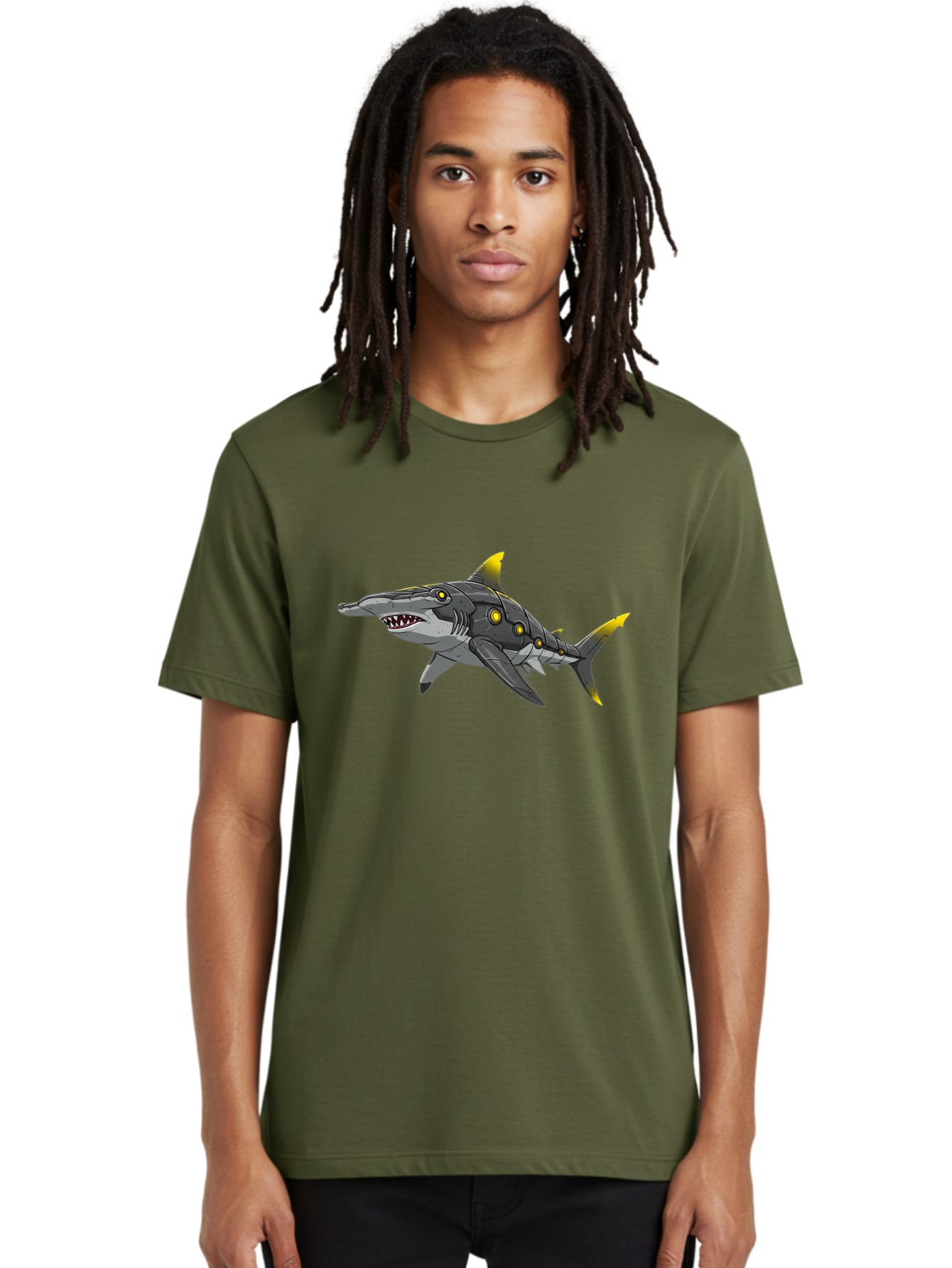 Robo-Shark Men'S Graphic Tee, 100% Cotton, Comfortable Casual Summer Wear, Machine Washable, Vintage Camera, Old Camera, Antique Camera, Black Camera, Classic Photography, Photography Equipment, Nostalgic Device, Film Camera, Camera Art Baf467 23