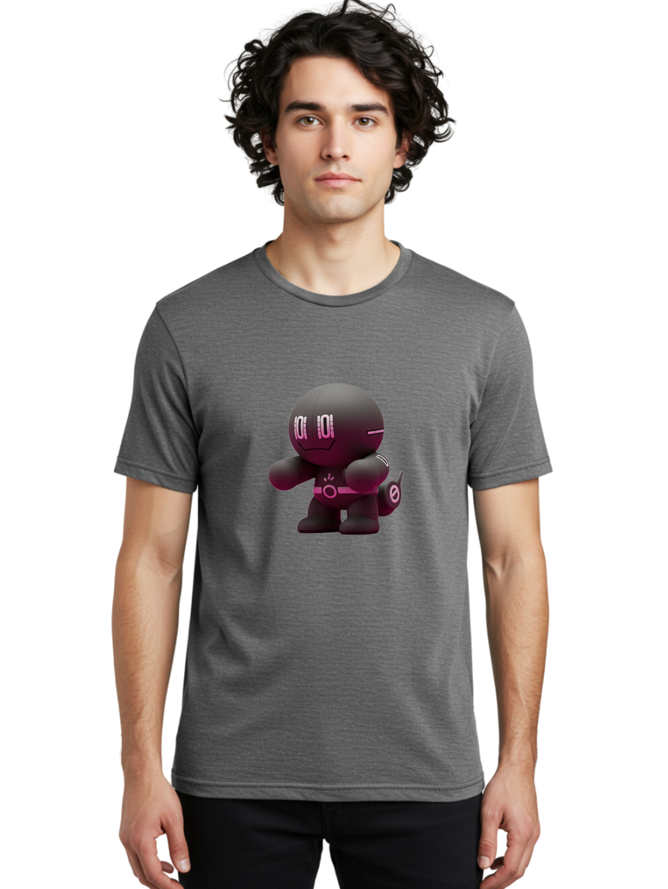 Robot-Character Men'S Graphic Tee, 100% Cotton, Comfortable Casual Summer Wear, Machine Washable, Vintage Camera, Old Camera, Antique Camera, Black Camera, Classic Photography, Photography Equipment, Nostalgic Device, Film Camera, Camera Art Baf468 23