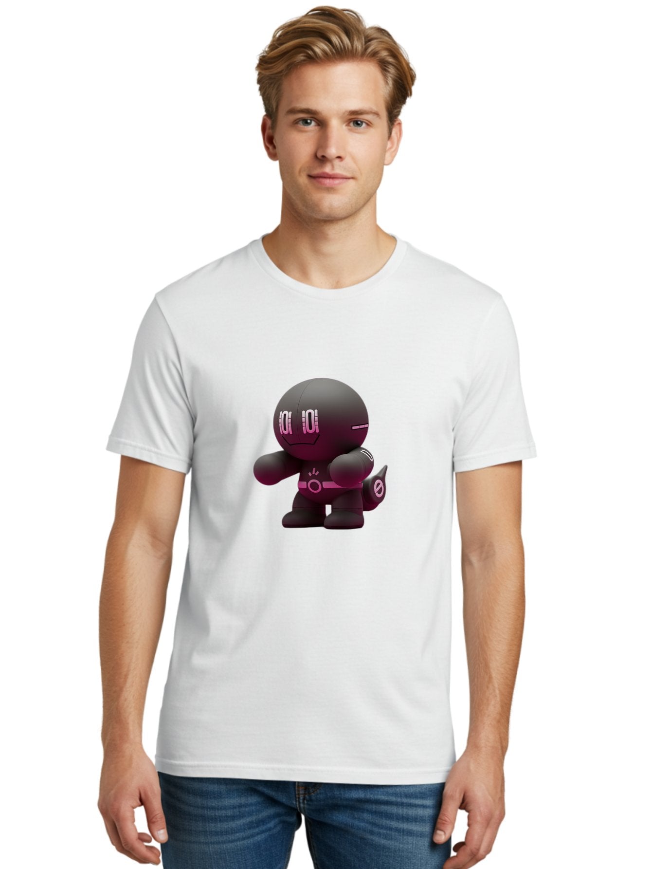 Robot-Character Men'S Graphic Tee, 100% Cotton, Comfortable Casual Summer Wear, Machine Washable, Vintage Camera, Old Camera, Antique Camera, Black Camera, Classic Photography, Photography Equipment, Nostalgic Device, Film Camera, Camera Art Baf468 20