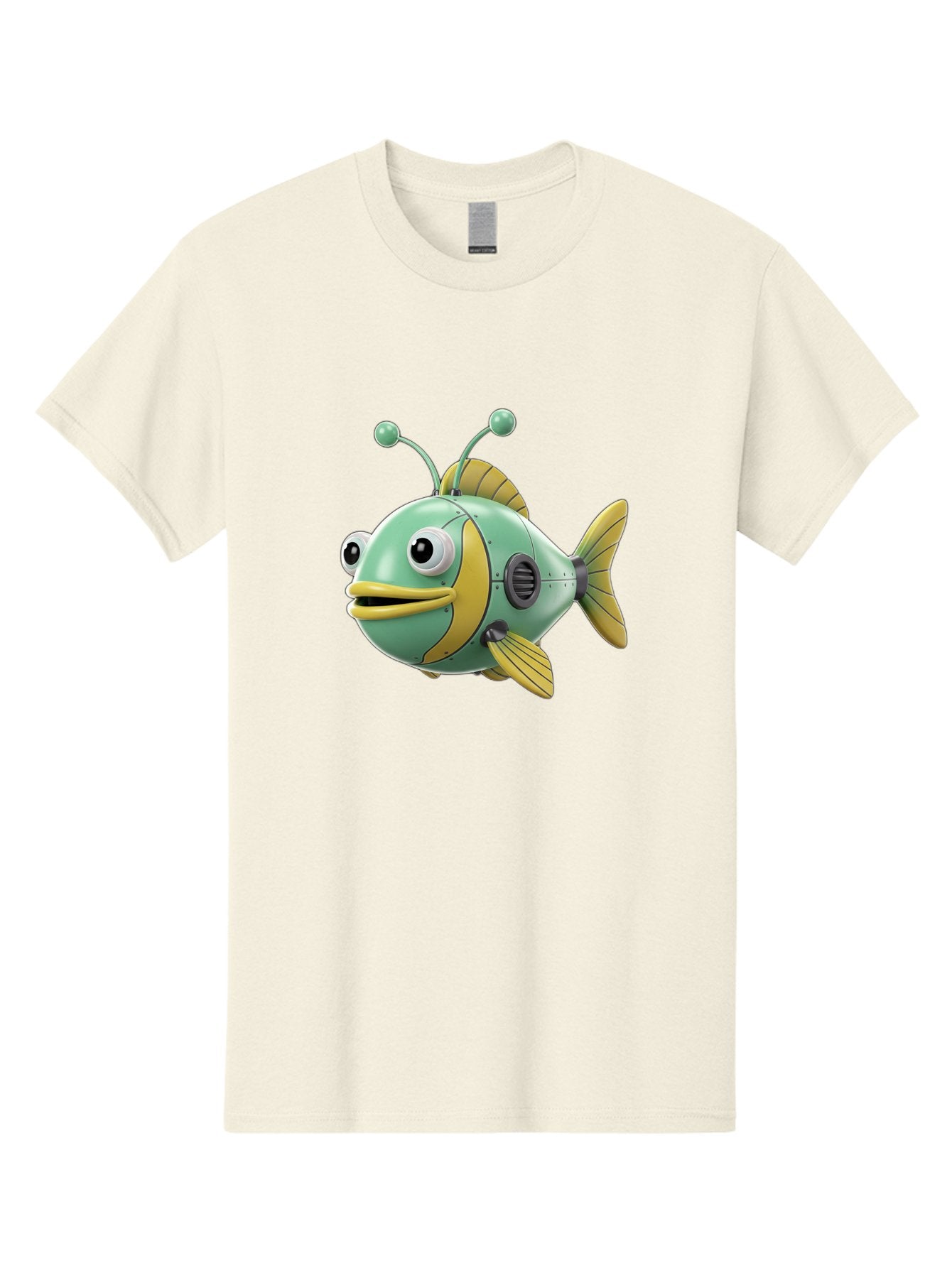 Robot-Fish-1 Men'S Graphic Tee, 100% Cotton, Comfortable Casual Summer Wear, Machine Washable, Vintage Camera, Old Camera, Antique Camera, Black Camera, Classic Photography, Photography Equipment, Nostalgic Device, Film Camera, Camera Art Baf469 8