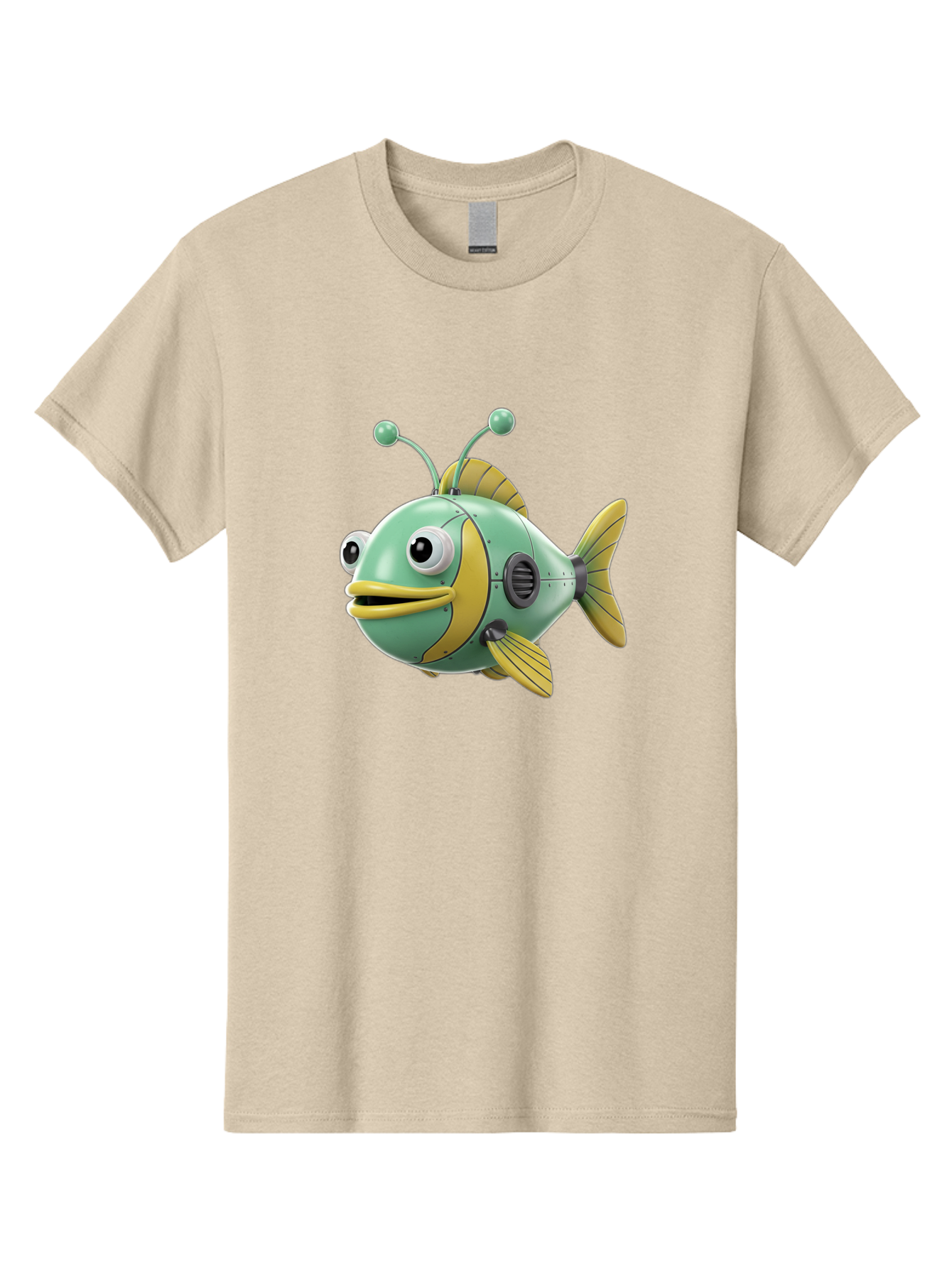 Robot-Fish-1 Men'S Graphic Tee, 100% Cotton, Comfortable Casual Summer Wear, Machine Washable, Vintage Camera, Old Camera, Antique Camera, Black Camera, Classic Photography, Photography Equipment, Nostalgic Device, Film Camera, Camera Art Baf469 12