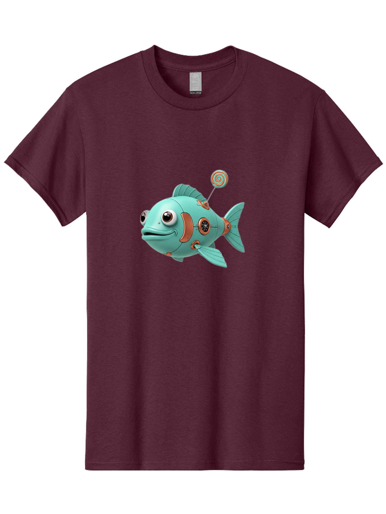 Robot-Fish-4 Men'S Graphic Tee, 100% Cotton, Comfortable Casual Summer Wear, Machine Washable, Vintage Camera, Old Camera, Antique Camera, Black Camera, Classic Photography, Photography Equipment, Nostalgic Device, Film Camera, Camera Art Baf472 14