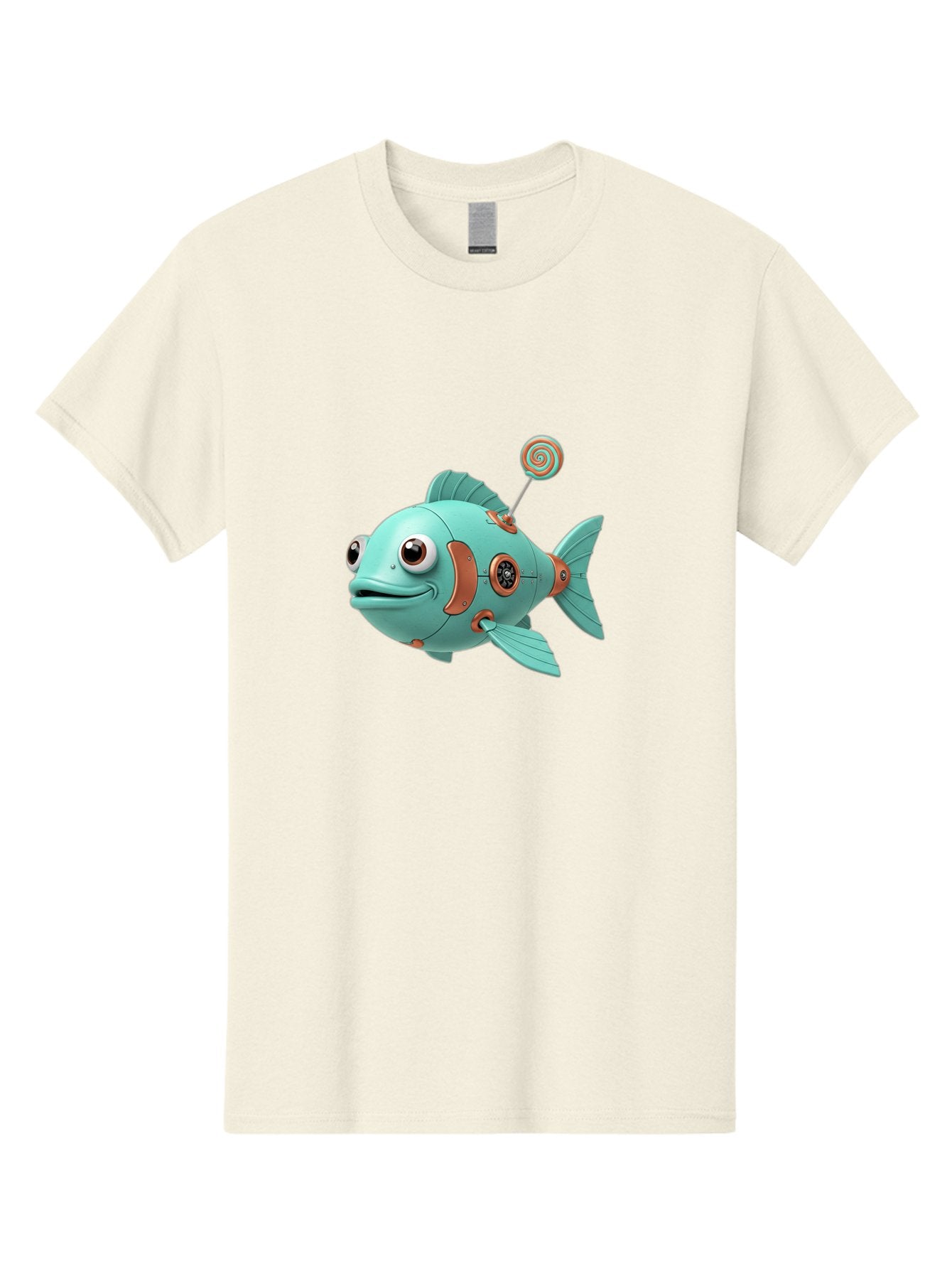 Robot-Fish-4 Men'S Graphic Tee, 100% Cotton, Comfortable Casual Summer Wear, Machine Washable, Vintage Camera, Old Camera, Antique Camera, Black Camera, Classic Photography, Photography Equipment, Nostalgic Device, Film Camera, Camera Art Baf472 7