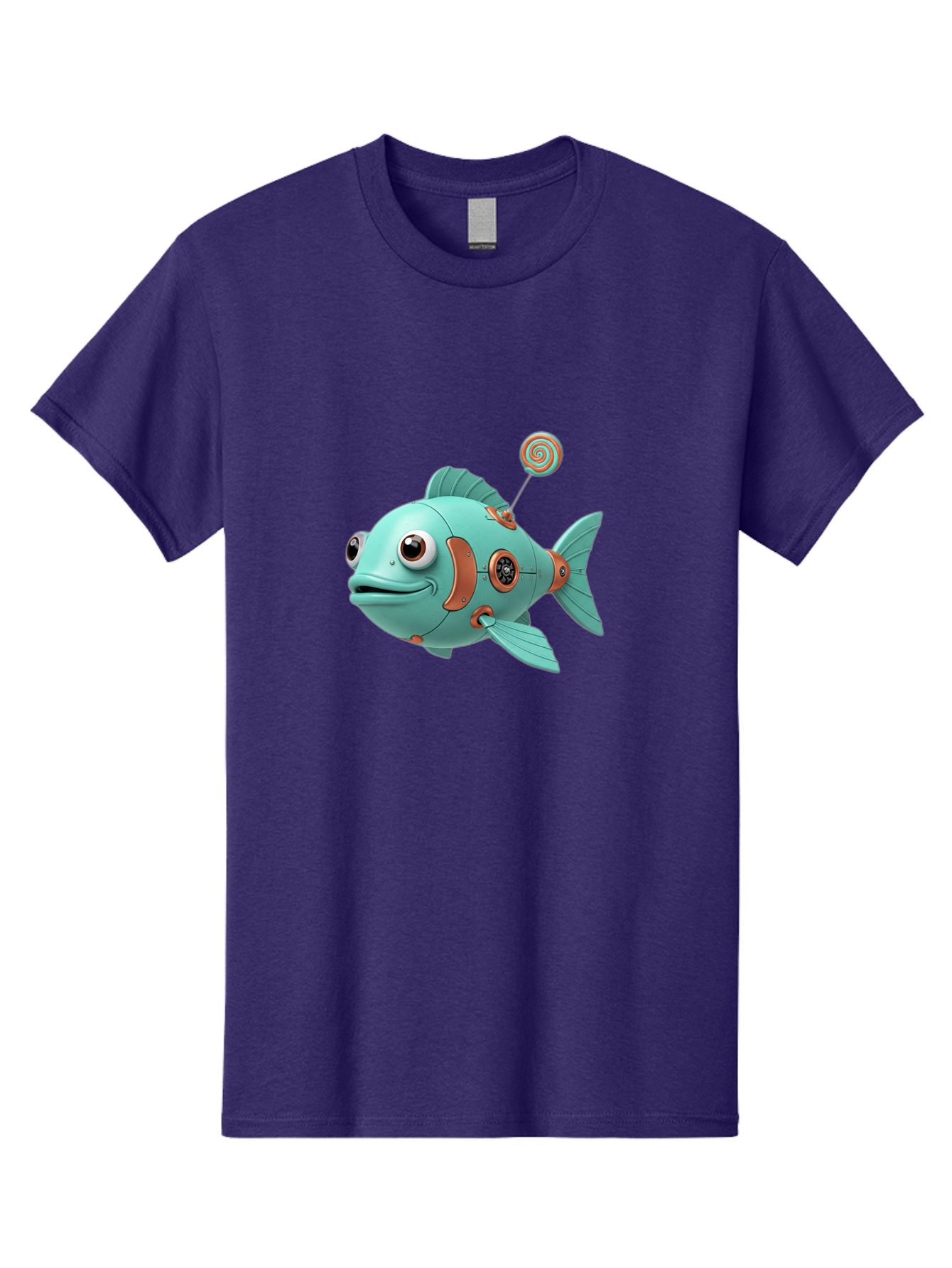 Robot-Fish-4 Men'S Graphic Tee, 100% Cotton, Comfortable Casual Summer Wear, Machine Washable, Vintage Camera, Old Camera, Antique Camera, Black Camera, Classic Photography, Photography Equipment, Nostalgic Device, Film Camera, Camera Art Baf472 5