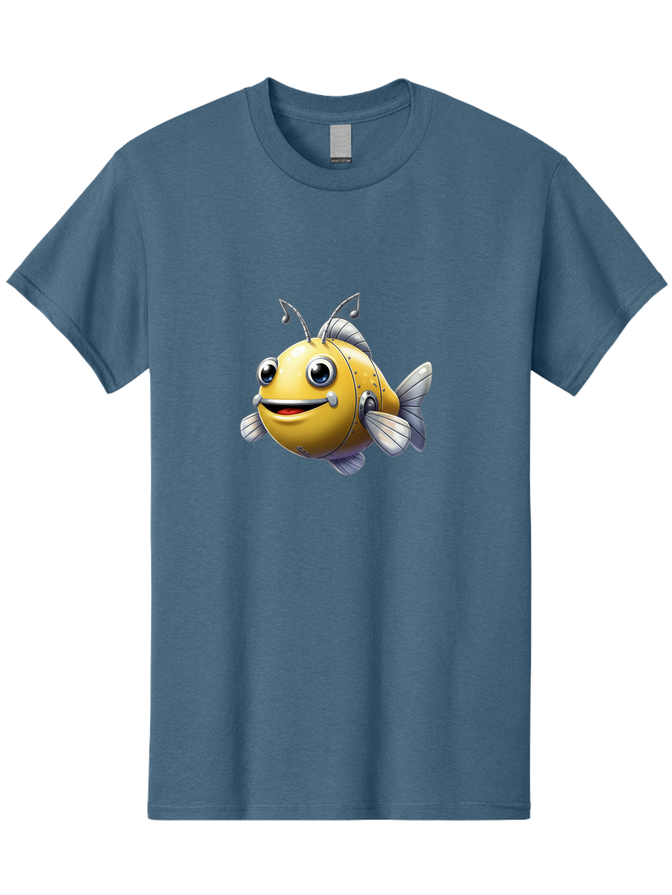 Robot-Fish-5 Men'S Graphic Tee, 100% Cotton, Comfortable Casual Summer Wear, Machine Washable, Vintage Camera, Old Camera, Antique Camera, Black Camera, Classic Photography, Photography Equipment, Nostalgic Device, Film Camera, Camera Art Baf473 11