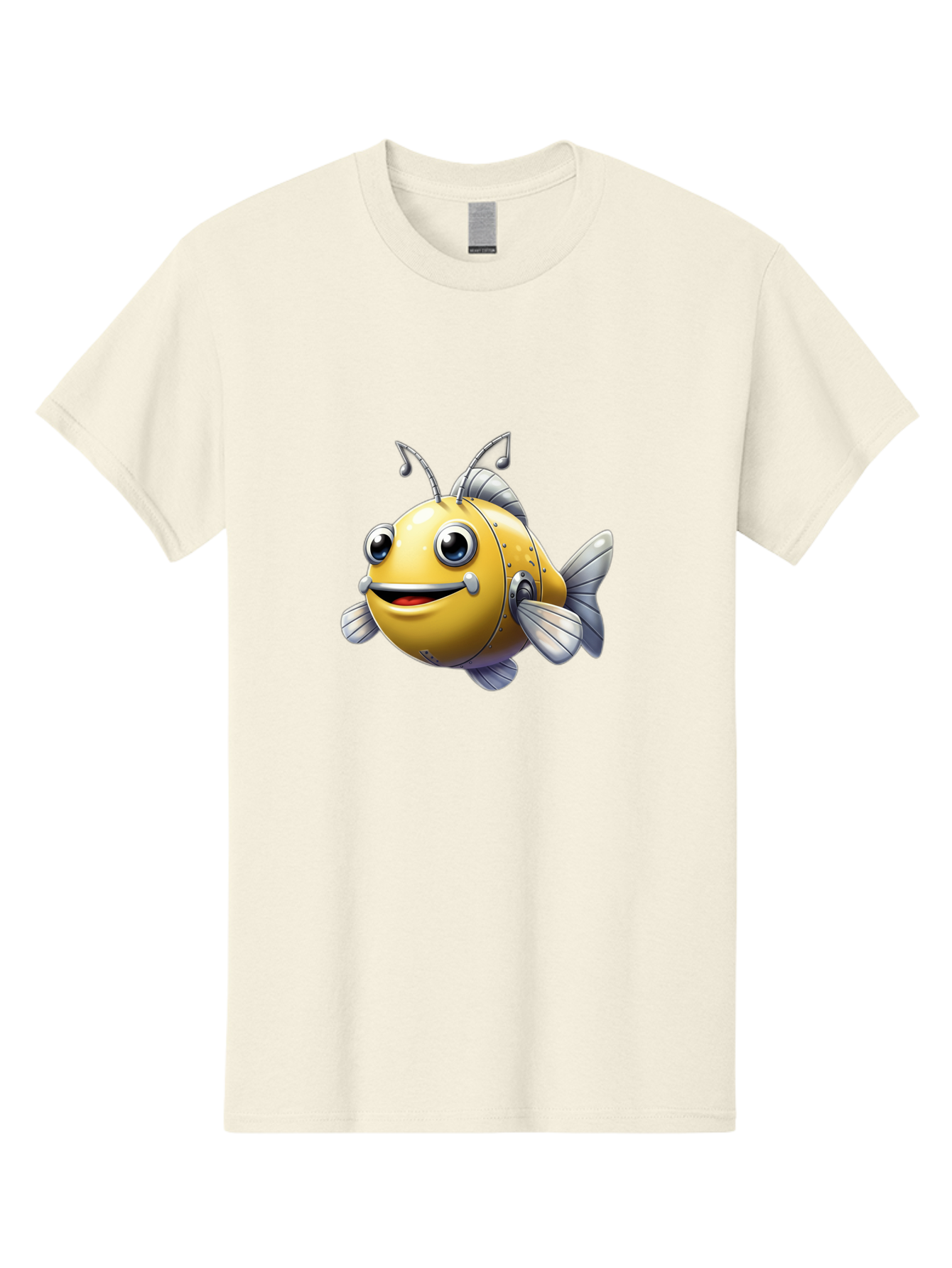 Robot-Fish-5 Men'S Graphic Tee, 100% Cotton, Comfortable Casual Summer Wear, Machine Washable, Vintage Camera, Old Camera, Antique Camera, Black Camera, Classic Photography, Photography Equipment, Nostalgic Device, Film Camera, Camera Art Baf473 8