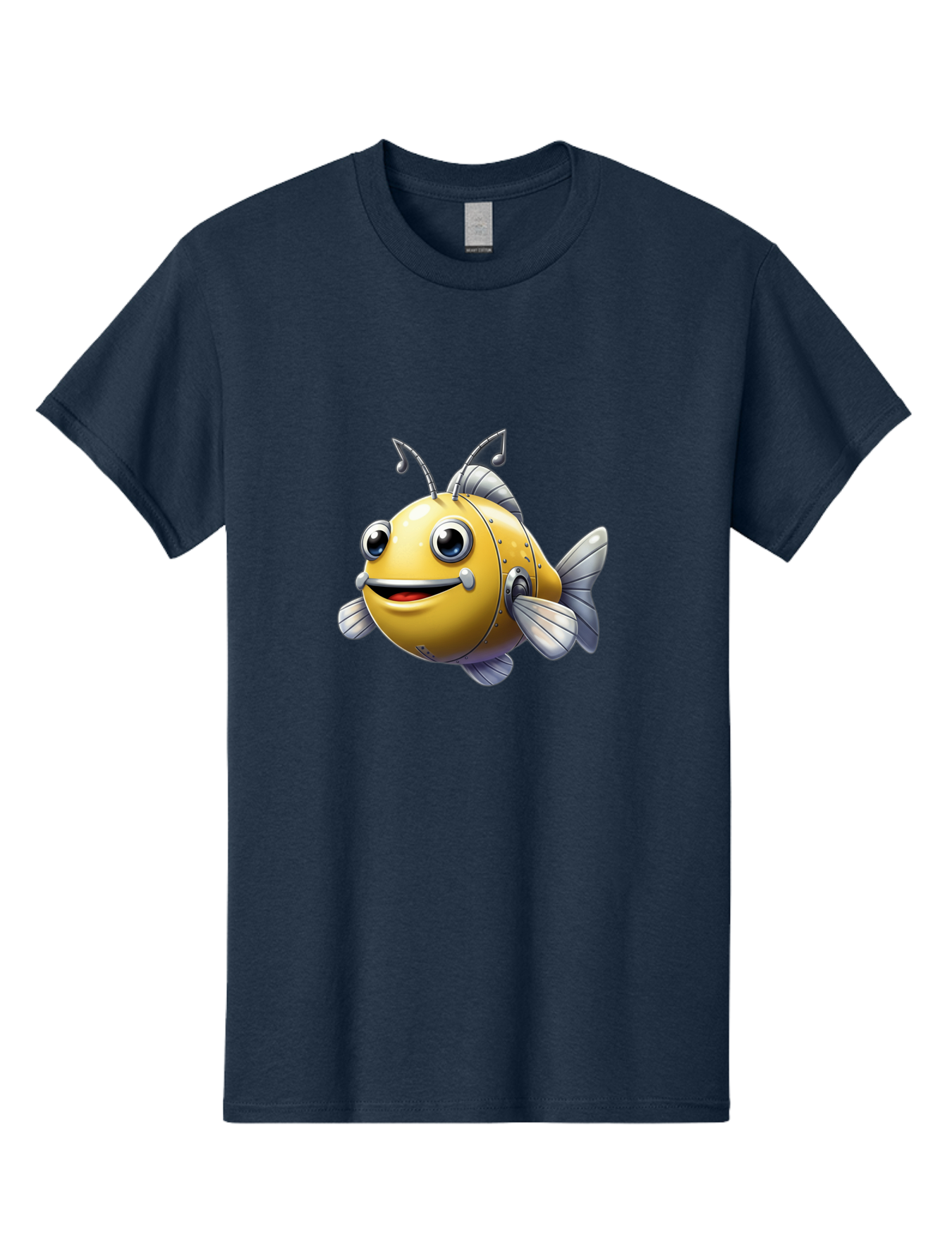 Robot-Fish-5 Men'S Graphic Tee, 100% Cotton, Comfortable Casual Summer Wear, Machine Washable, Vintage Camera, Old Camera, Antique Camera, Black Camera, Classic Photography, Photography Equipment, Nostalgic Device, Film Camera, Camera Art Baf473 4