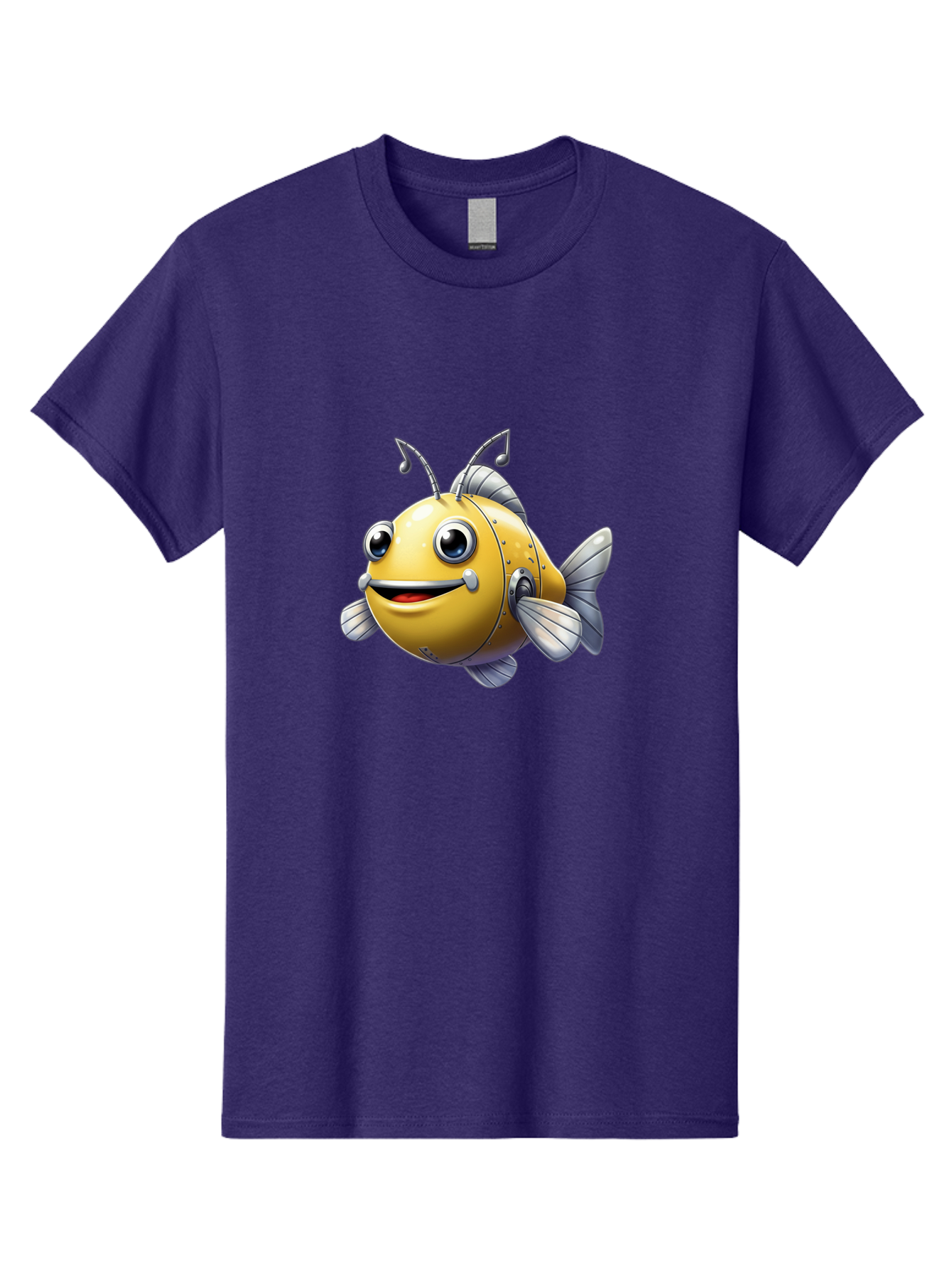 Robot-Fish-5 Men'S Graphic Tee, 100% Cotton, Comfortable Casual Summer Wear, Machine Washable, Vintage Camera, Old Camera, Antique Camera, Black Camera, Classic Photography, Photography Equipment, Nostalgic Device, Film Camera, Camera Art Baf473 13