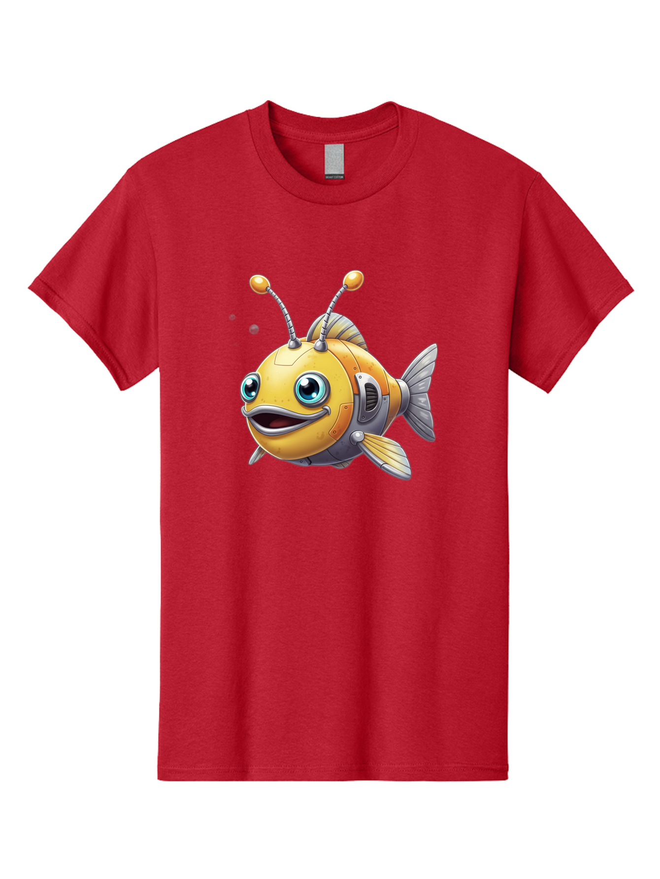 Robot-Fish-7 Men'S Graphic Tee, 100% Cotton, Comfortable Casual Summer Wear, Machine Washable, Vintage Camera, Old Camera, Antique Camera, Black Camera, Classic Photography, Photography Equipment, Nostalgic Device, Film Camera, Camera Art Baf475 9