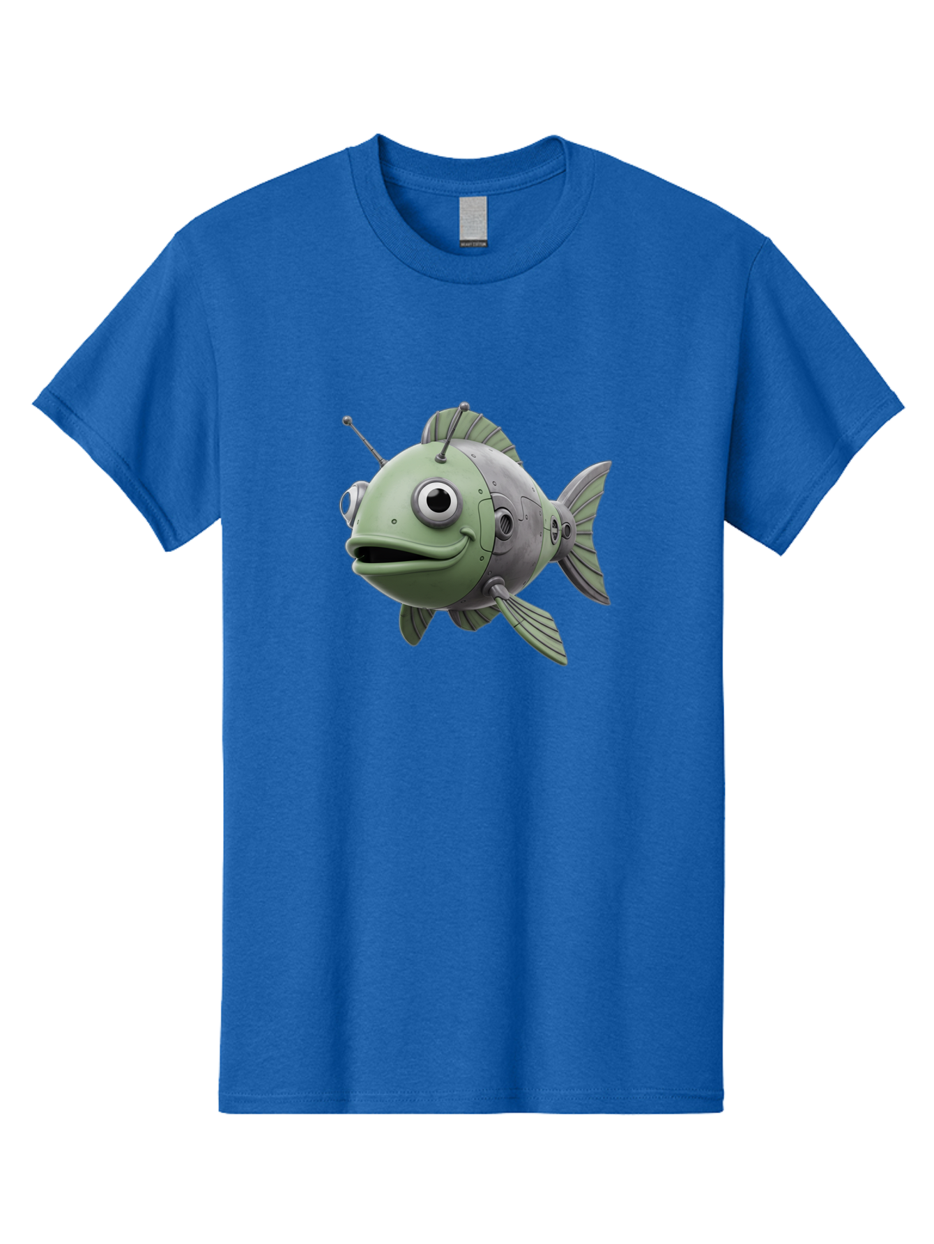Robot-Fish-8 Men'S Graphic Tee, 100% Cotton, Comfortable Casual Summer Wear, Machine Washable, Vintage Camera, Old Camera, Antique Camera, Black Camera, Classic Photography, Photography Equipment, Nostalgic Device, Film Camera, Camera Art Baf476 4