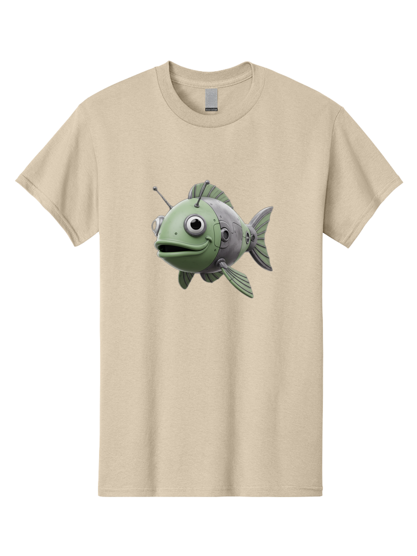 Robot-Fish-8 Men'S Graphic Tee, 100% Cotton, Comfortable Casual Summer Wear, Machine Washable, Vintage Camera, Old Camera, Antique Camera, Black Camera, Classic Photography, Photography Equipment, Nostalgic Device, Film Camera, Camera Art Baf476 14
