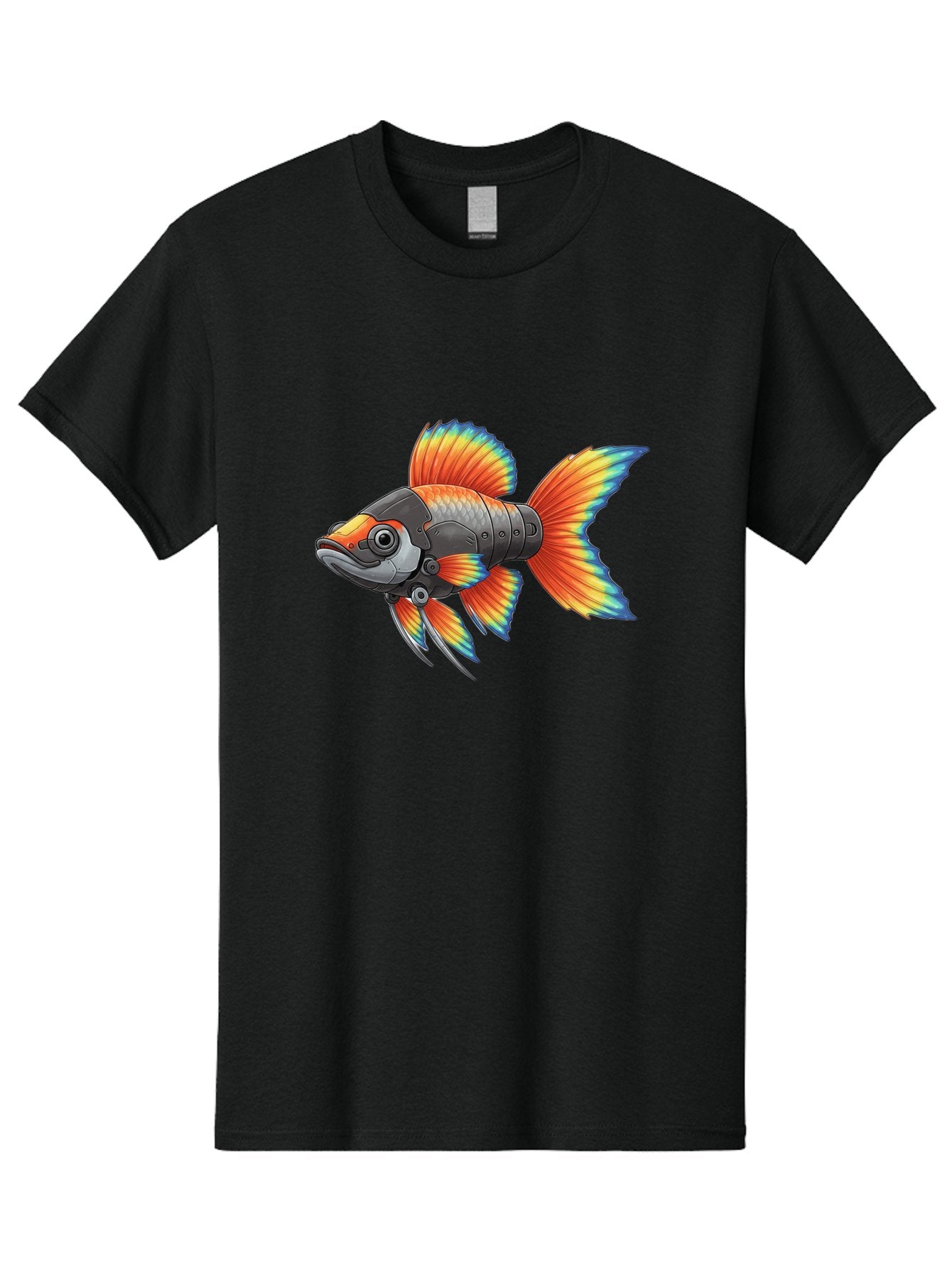 Robot-Fish Men'S Graphic Tee, 100% Cotton, Comfortable Casual Summer Wear, Machine Washable, Vintage Camera, Old Camera, Antique Camera, Black Camera, Classic Photography, Photography Equipment, Nostalgic Device, Film Camera, Camera Art Baf477