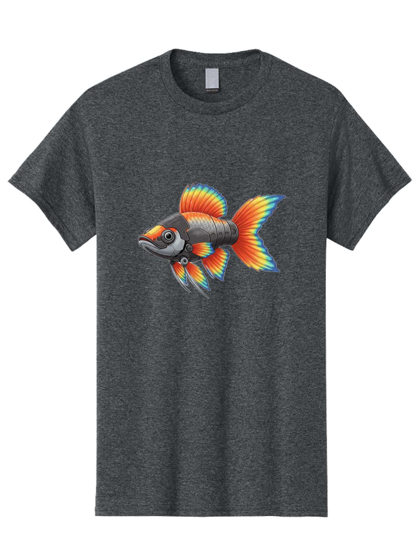 Robot-Fish Men'S Graphic Tee, 100% Cotton, Comfortable Casual Summer Wear, Machine Washable, Vintage Camera, Old Camera, Antique Camera, Black Camera, Classic Photography, Photography Equipment, Nostalgic Device, Film Camera, Camera Art Baf477